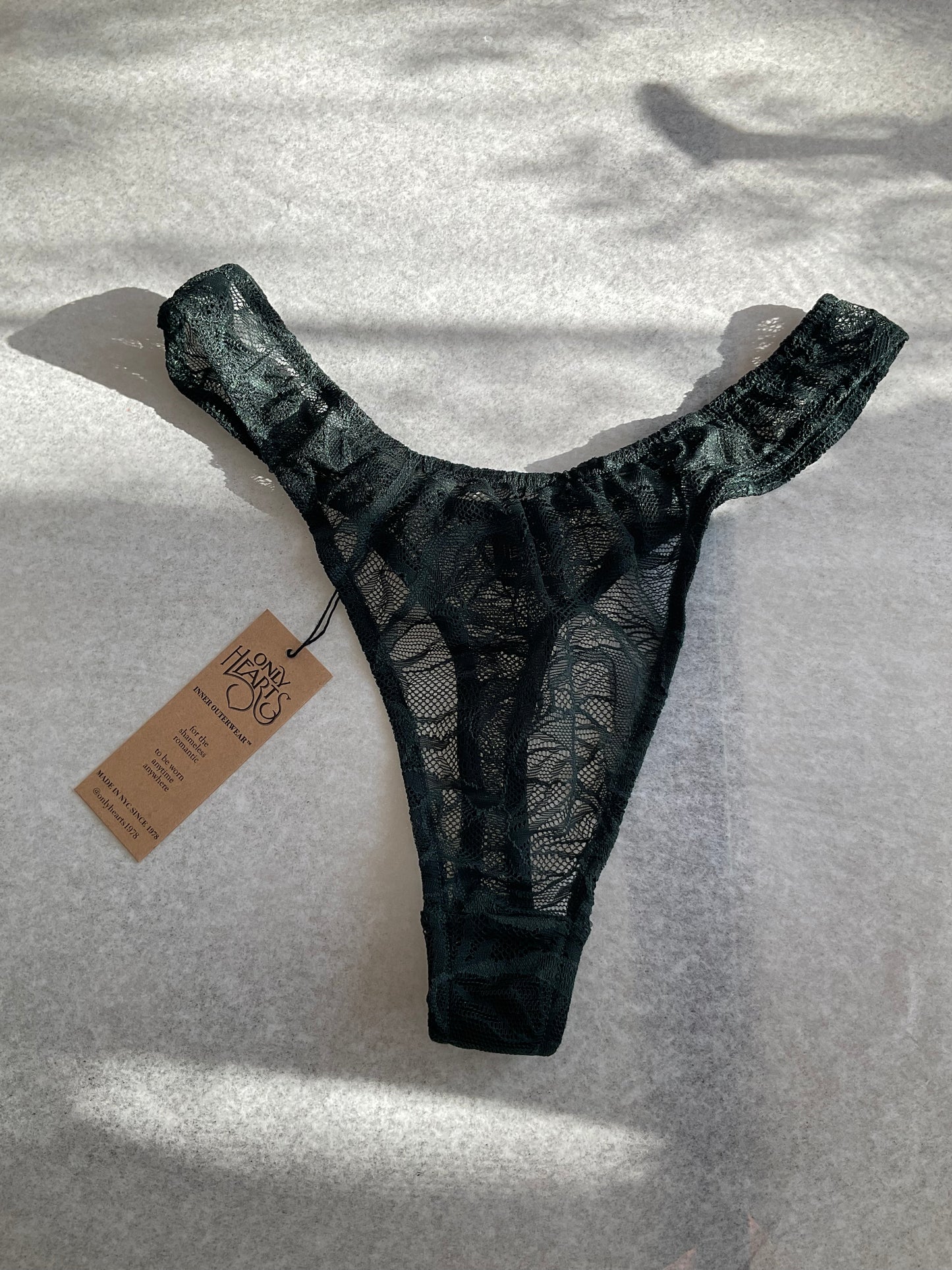 Go Ask Alice Vintage Thong BY Only Hearts in Juniper & Mycena - S-L