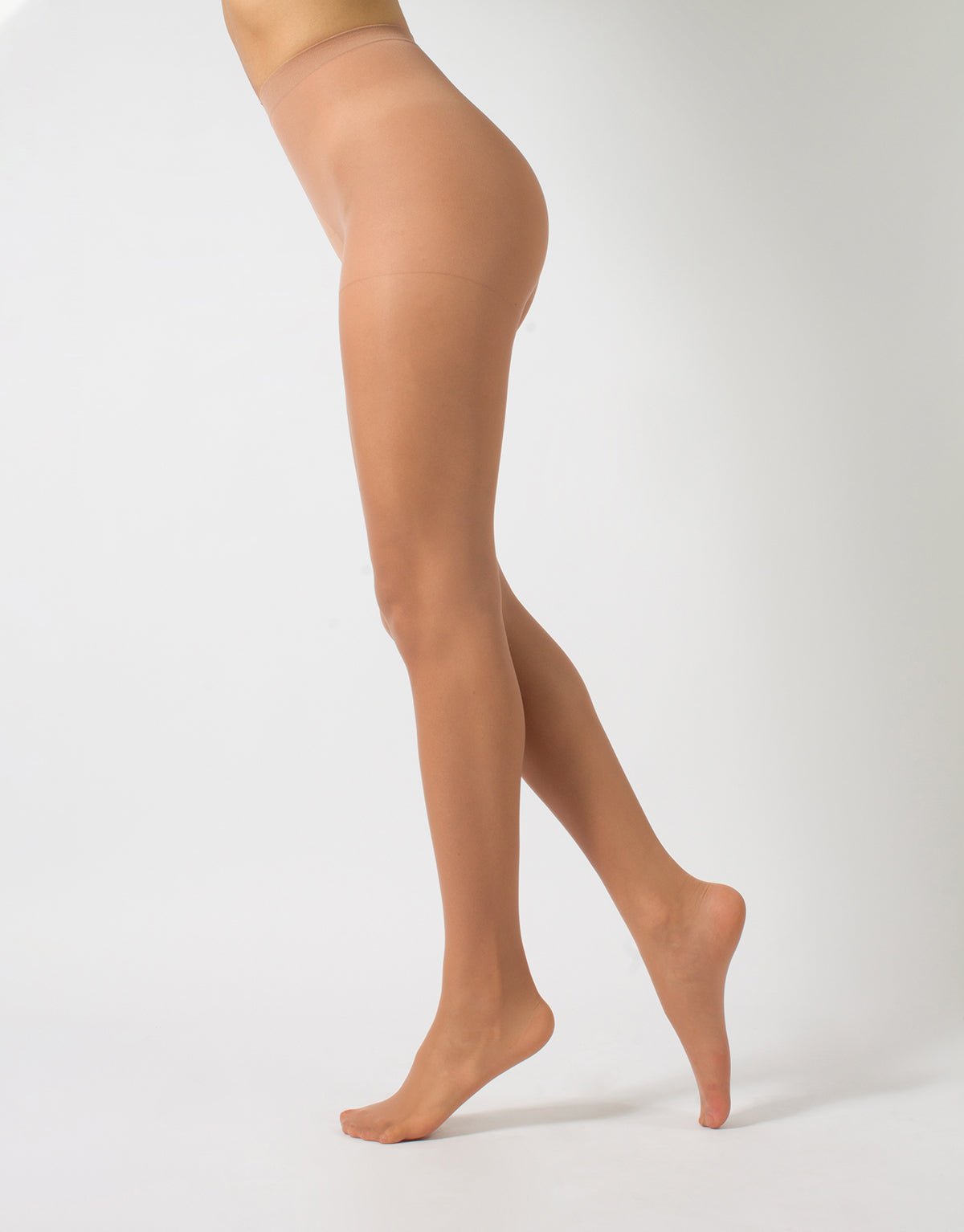 LUCCA Sheer Pantyhose in Black and 3 nudes 20 DEN - S-4X