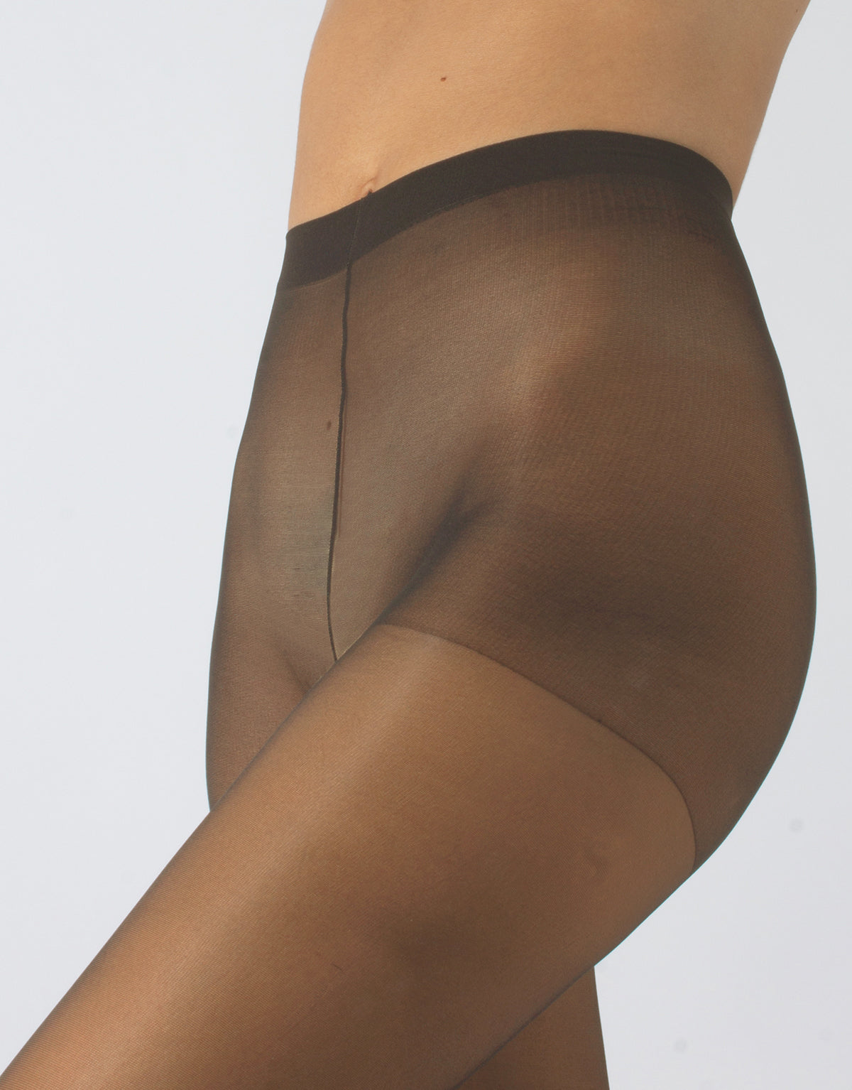 LUCCA Sheer Pantyhose in Black and 3 nudes 20 DEN - S-4X
