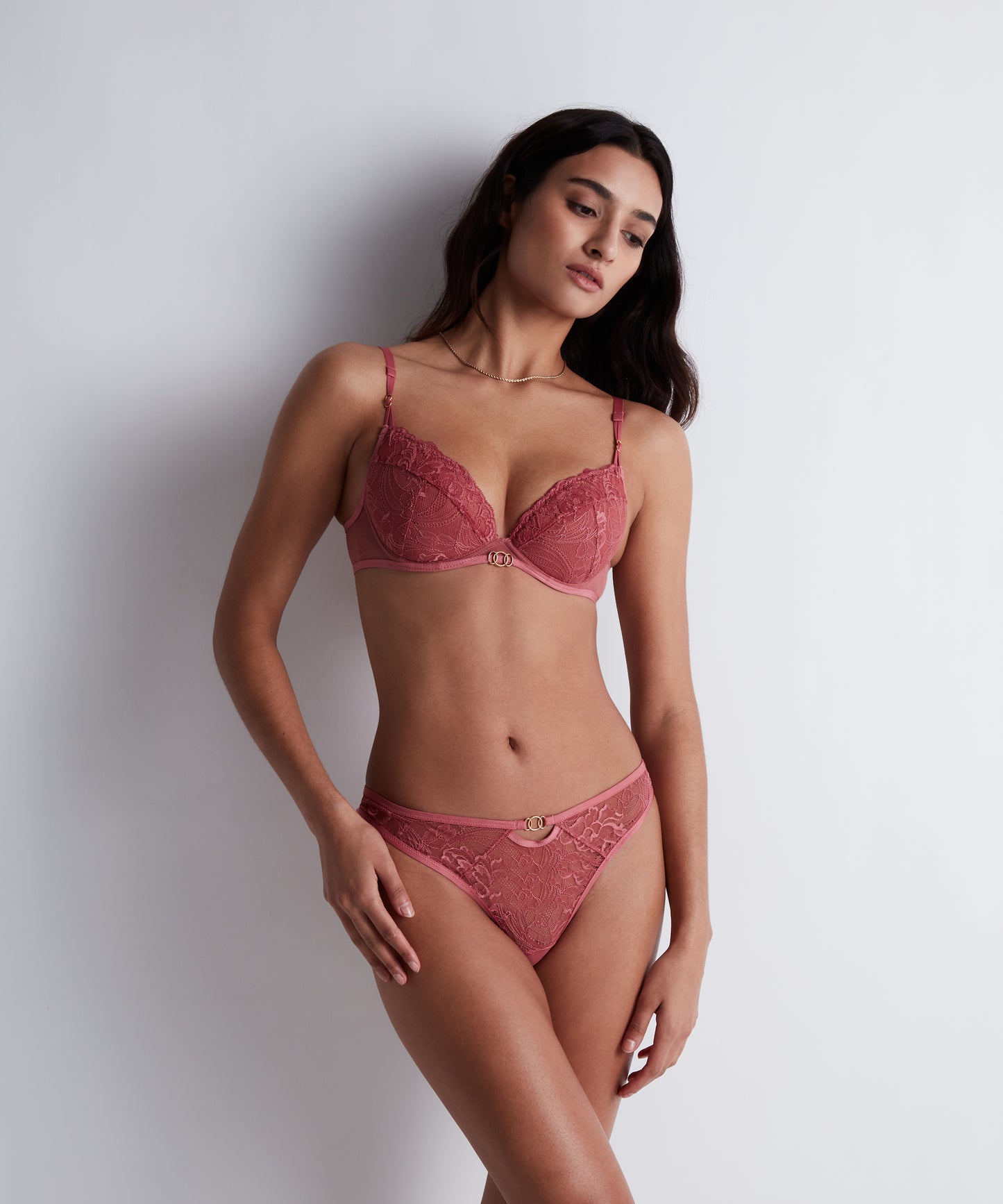 Feeling Myself Tanga in Rosewood By Aubade - XS-2X