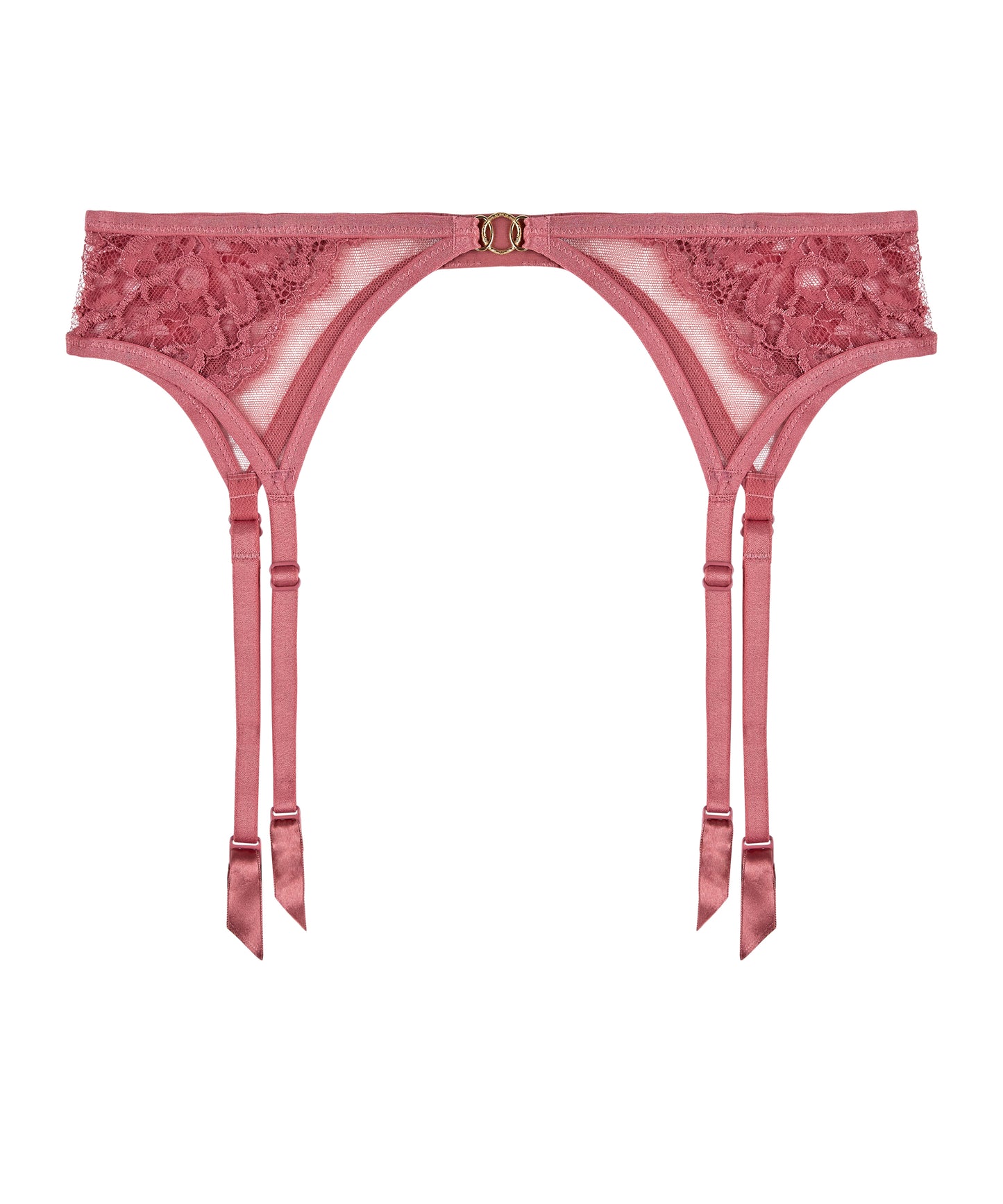 Feeling Myself Suspender Belt in Rosewood By Aubade - XS-L