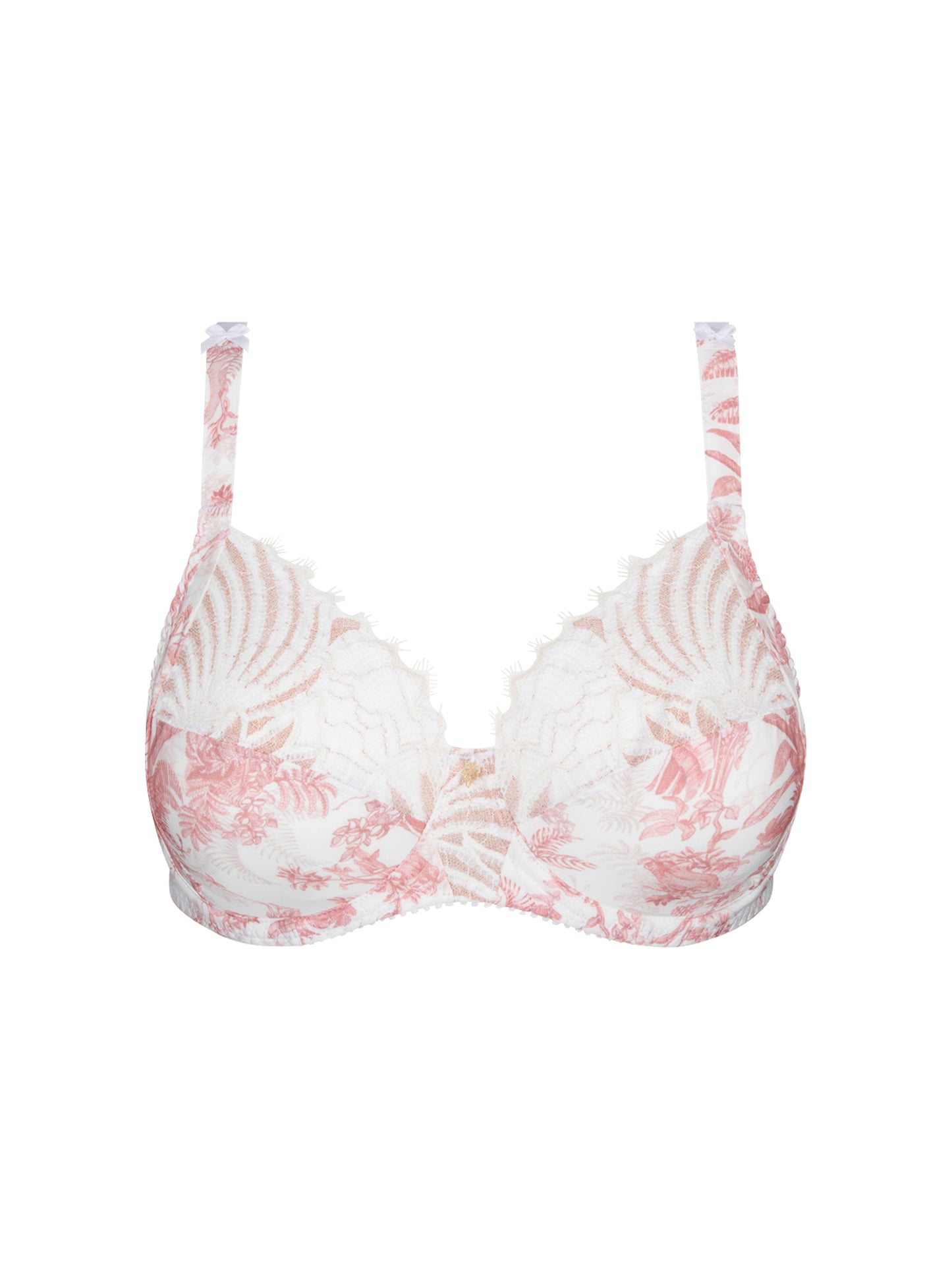 Jungle De Jouy 3 parts Full Cup Bra By Antigel - sizes 32-44 B-G (US sizes)