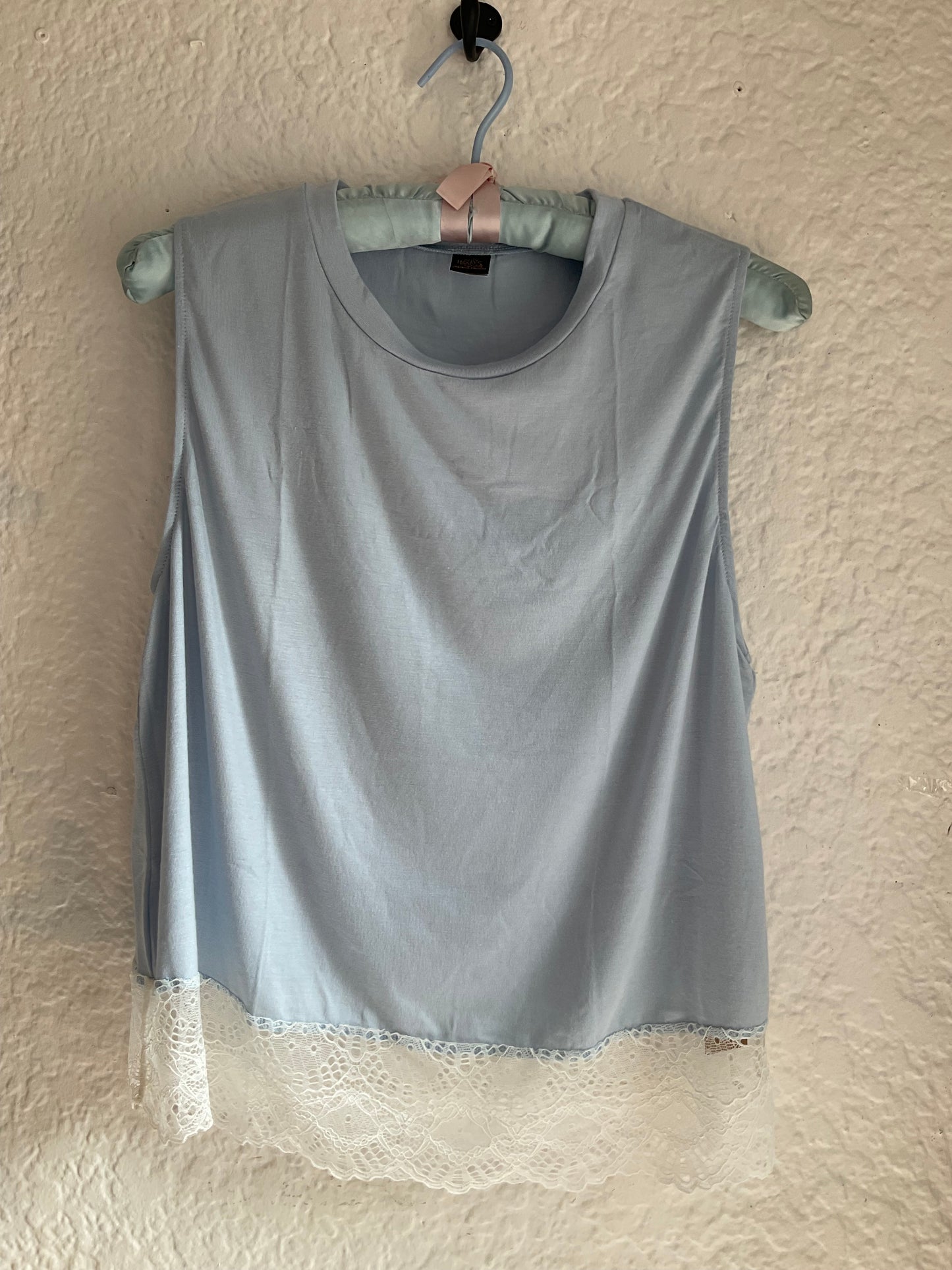 Venice Valerie Tank in Powder Blue - S-XL + (SO stretchy!)