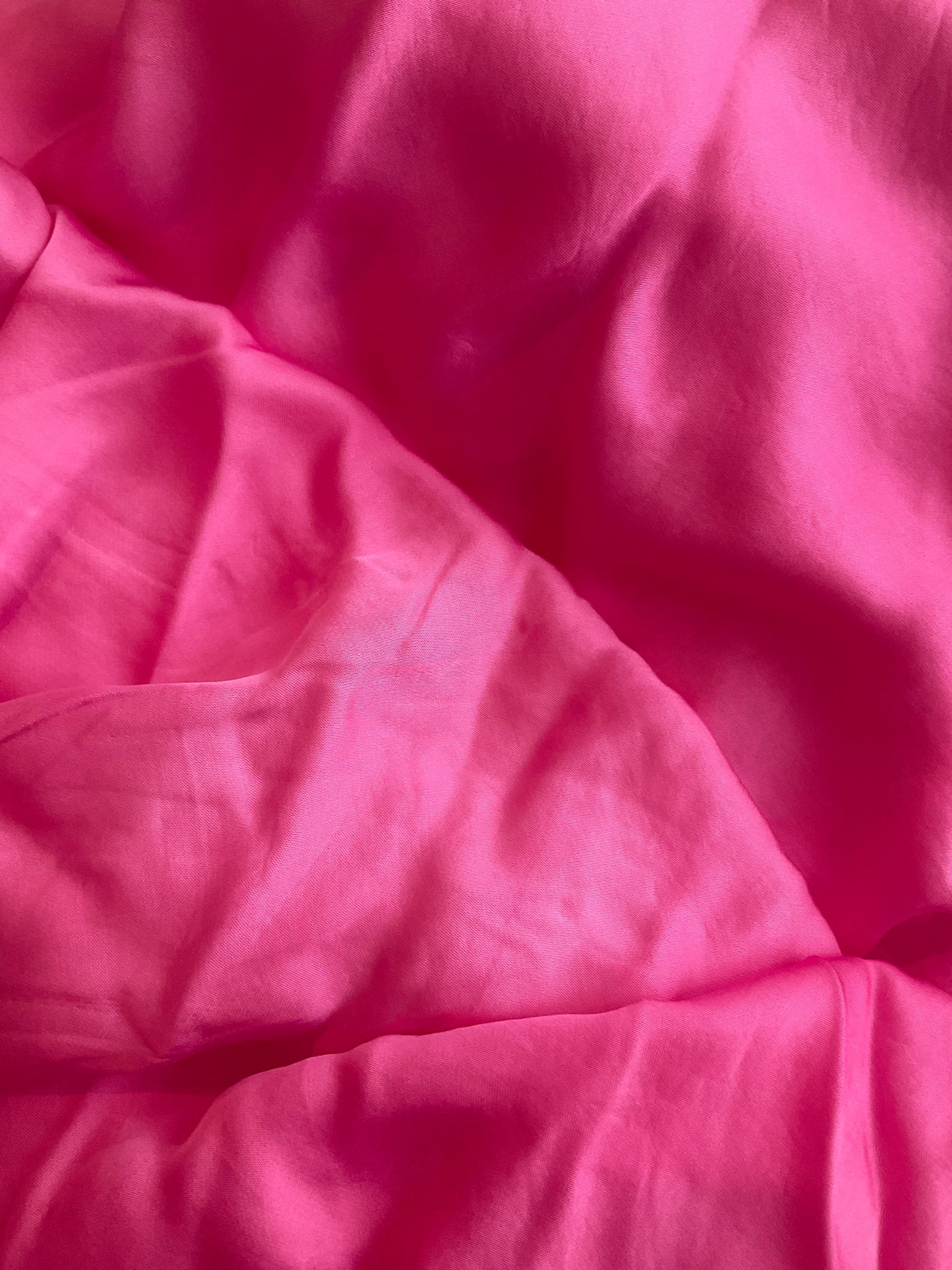 Silky Satin Long Dress in Fuchsia & Black By Eternelle - L/XL(++)