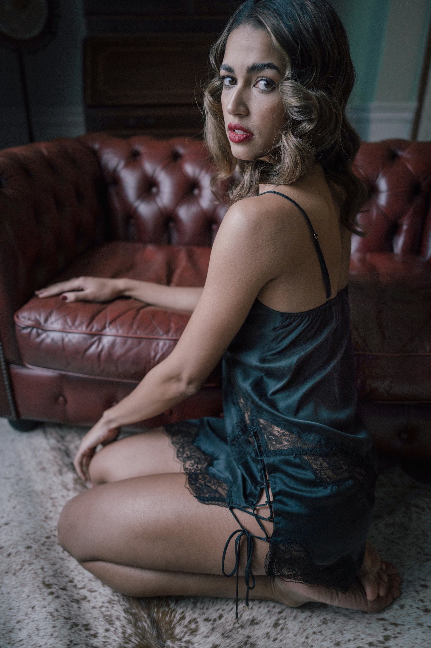 Evelyn Sandwashed Silk Slip Dress By Shell Belle Couture - XS-XL