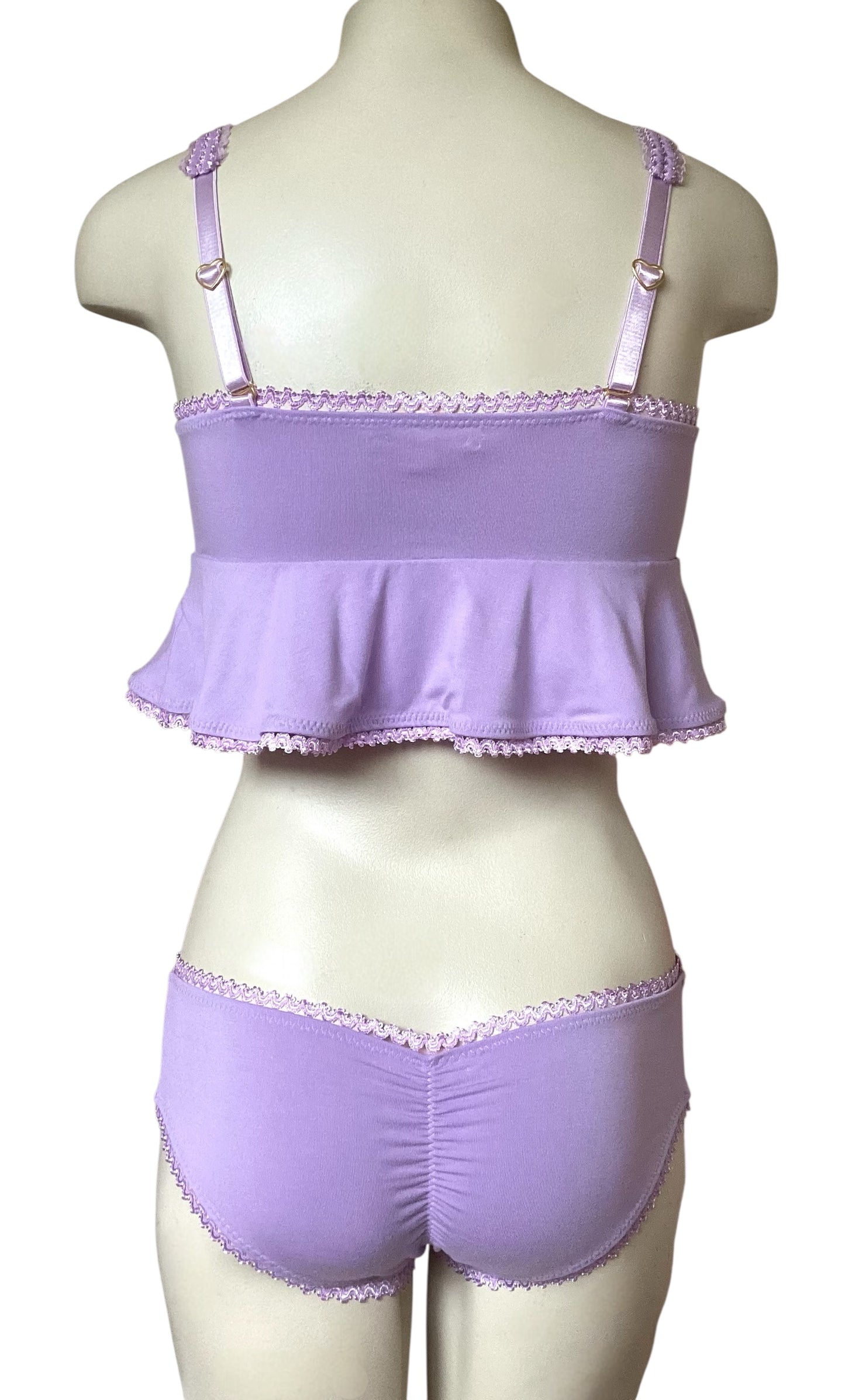 IV for Gigi : VENUS Lilac & Freshwater Pearl Bralette - S-3X