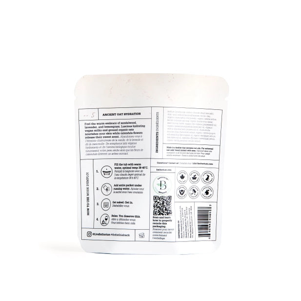 Ancient Oat Hydration Crush Bath Soak By Bathorium - 120g
