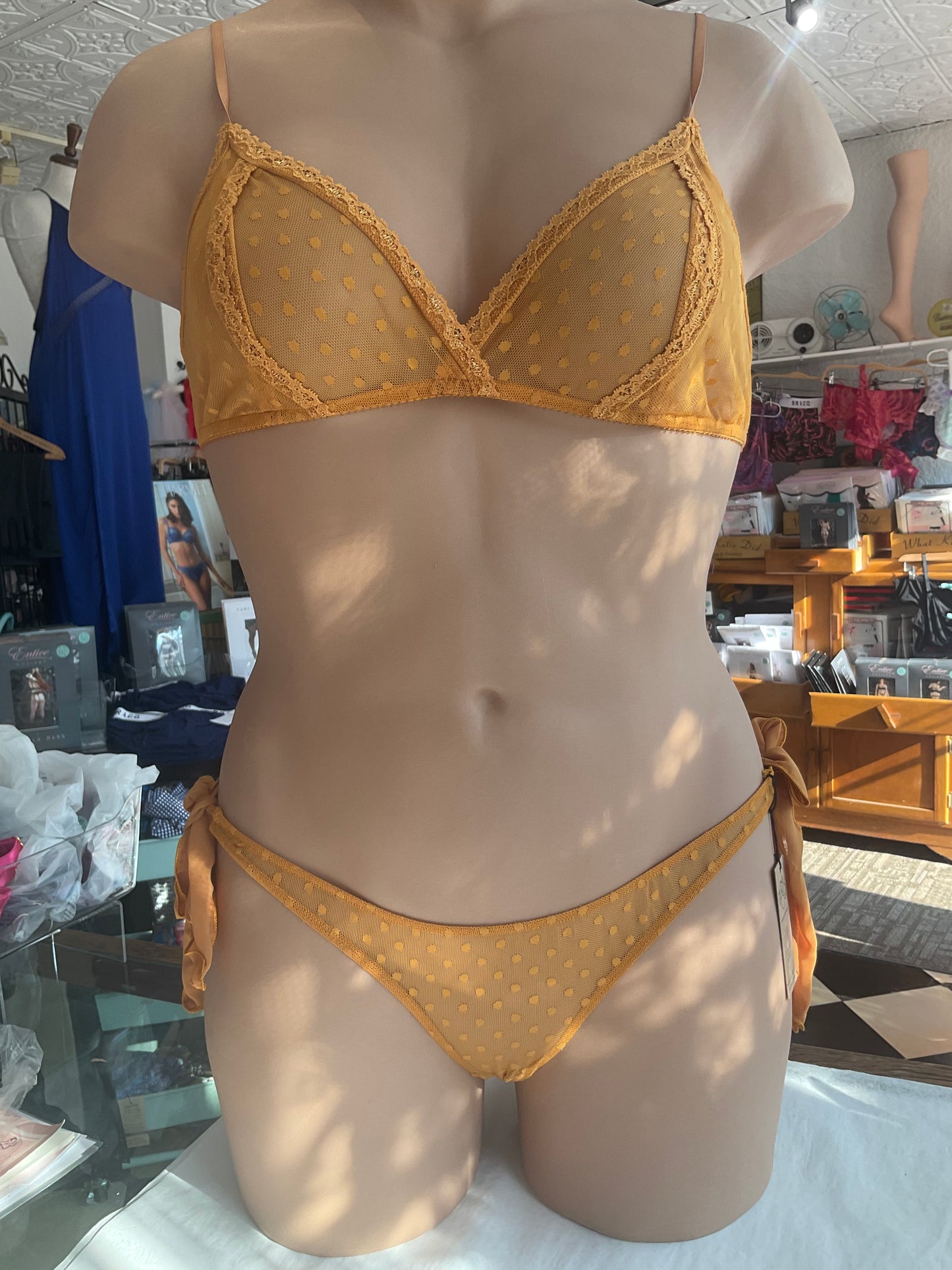 Coucou Lola Bralette By Only Hearts in Black, Creme + Honey