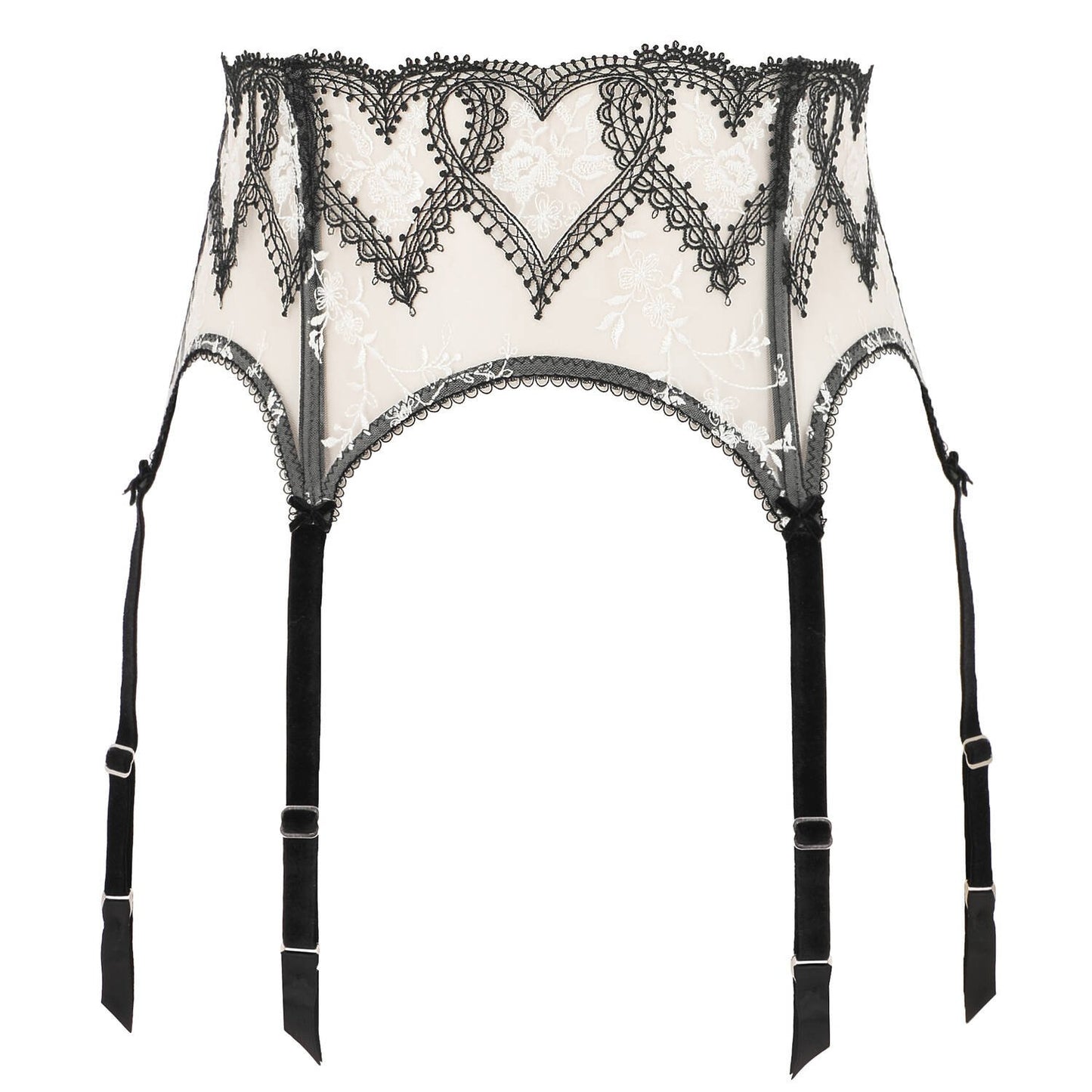 Lovella Six Strap Suspender Belt By Dita Von Teese Lingerie - sizes XS-XL