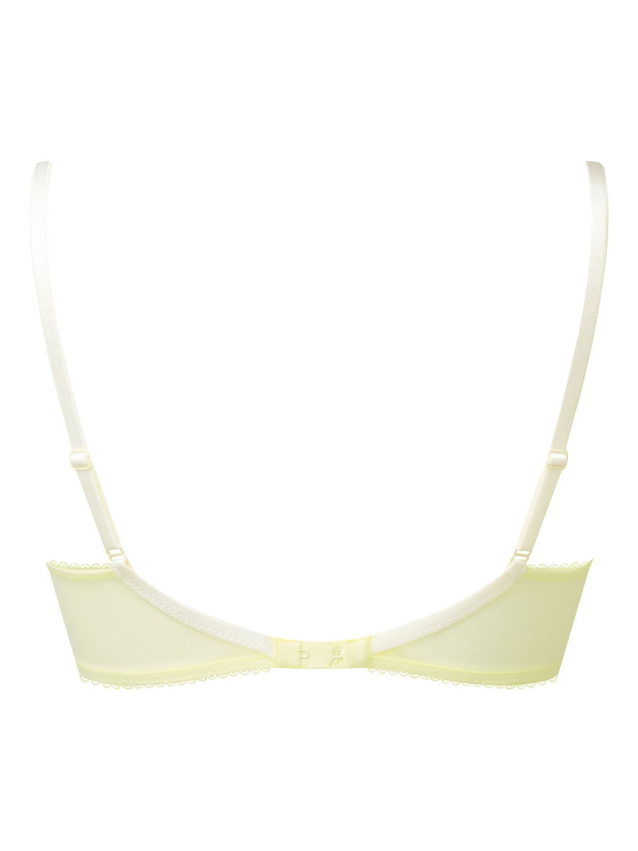 Superboost Lace Non-Padded Plunge Bra in Lemon By Gossard - 30D/32B-38G (UK size)