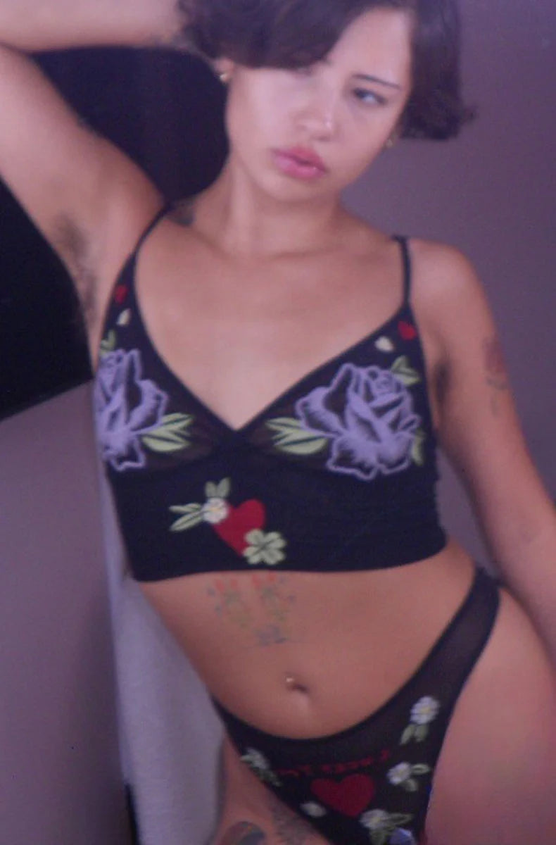 Aloha Vintage Thong by Only Hearts - L (stretchy!!)