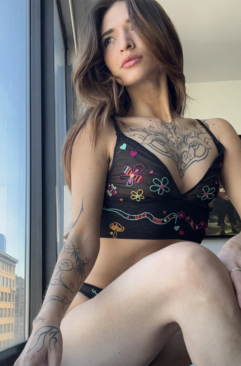 Year Of The Snake Bralette by Only Hearts - S-L