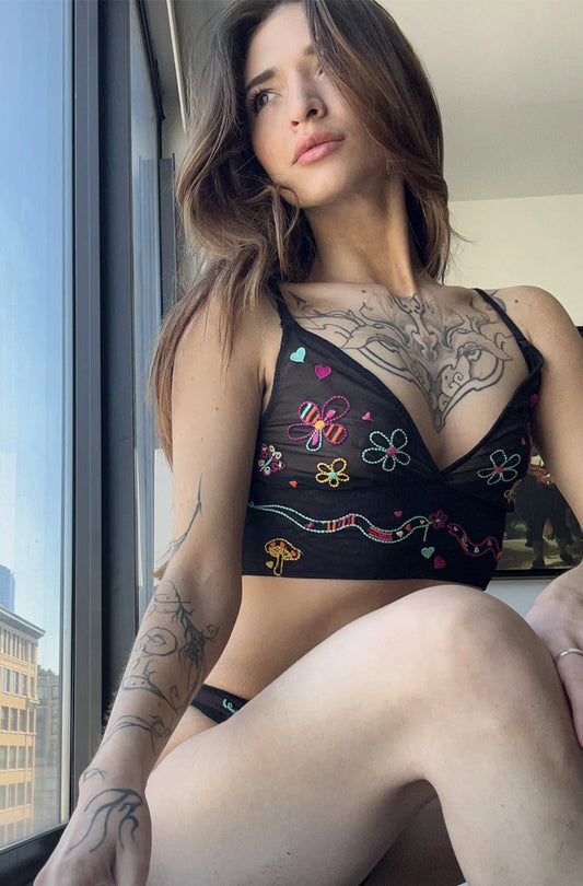 Year Of The Snake Bralette by Only Hearts - S-L