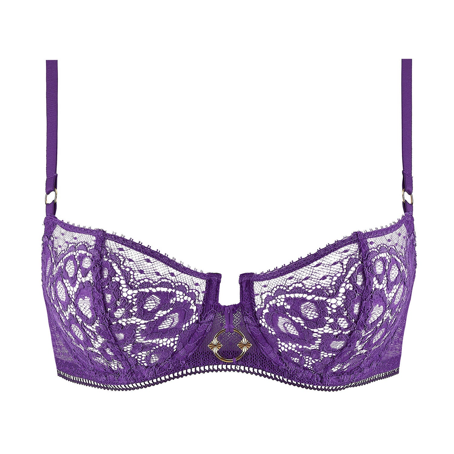 Victoria's Secret purple lace Very Sexy push-up bra size 32D - $23