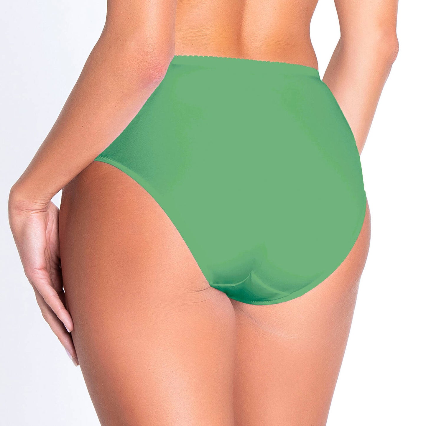 Dressing Floral in "Emeraude" Full Brief By Lise Charmel - M-4X