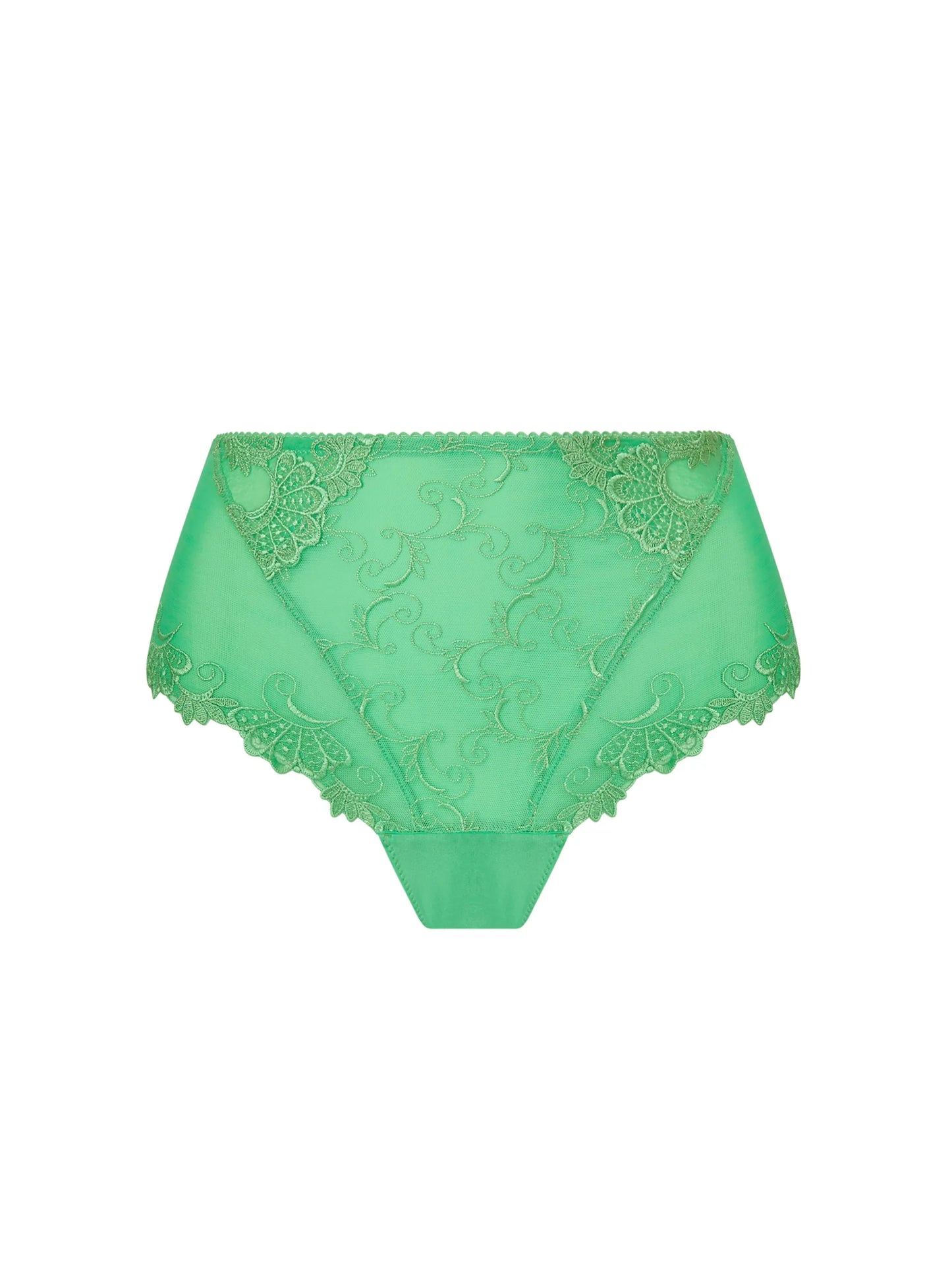 Dressing Floral in "Emeraude" Full Brief By Lise Charmel - M-4X