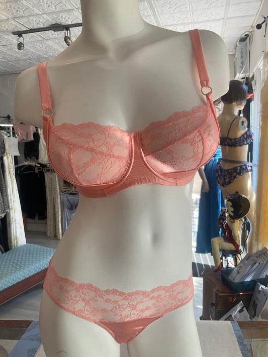 Sophia Silk Low Rise Knickers in Apricot By Katherine Hamilton