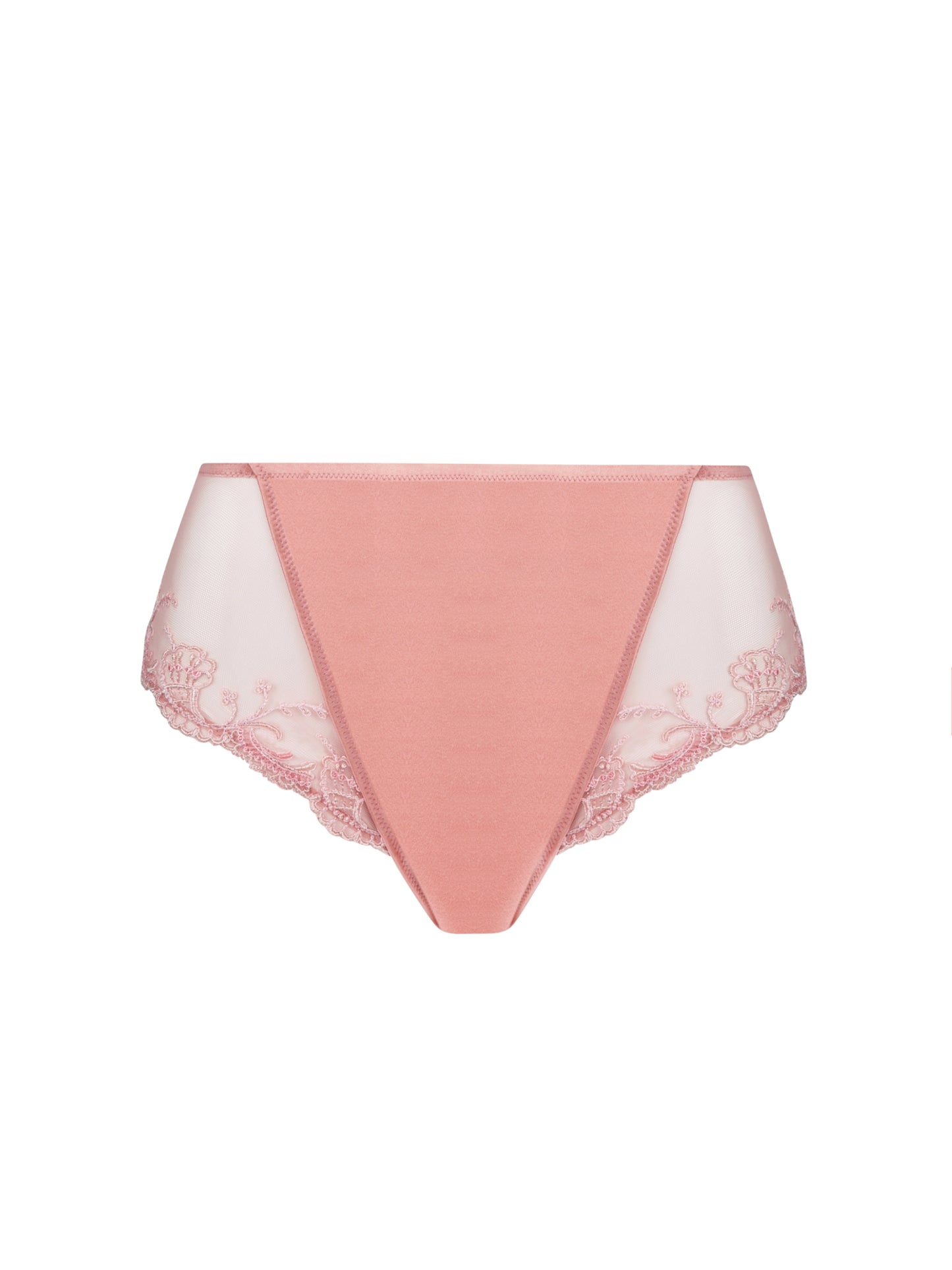 Splendeur Soie Pure Silk in Rose By Lise Charmel Full Brief - M-XXXL