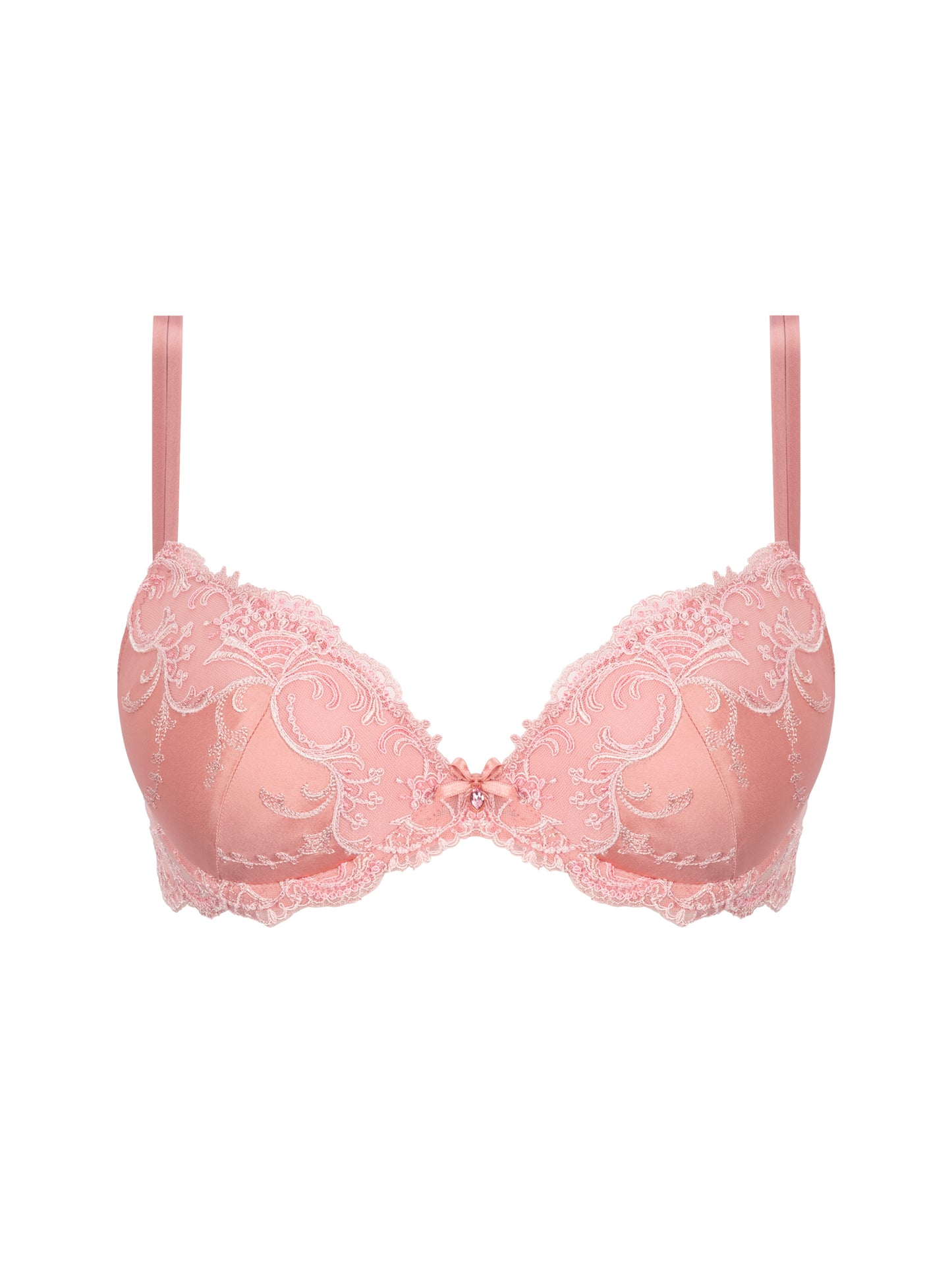 Splendeur Soie Pure Silk in Rose By Lise Charmel Contour Padded Bra - sizes 32-38 A-B