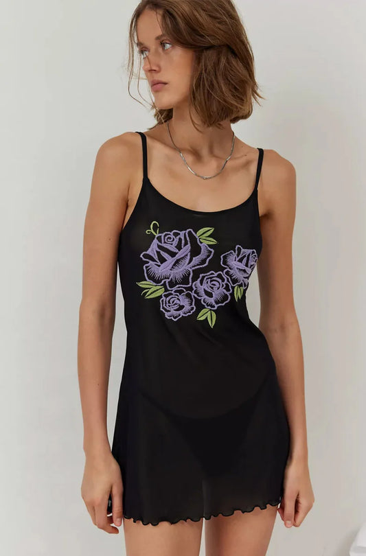 Aloha Honolulu Bouquet Chemise by Only Hearts - M & L