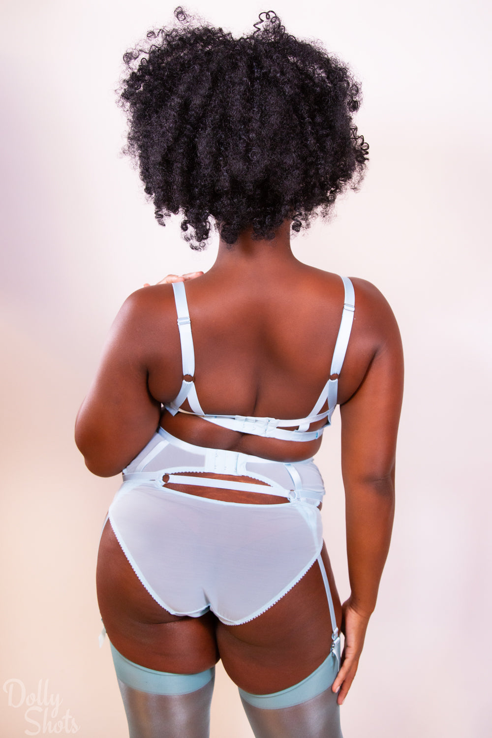Madame X Underwire Bra in Powder Blue By Dita Von Teese Lingerie - 32A-38F