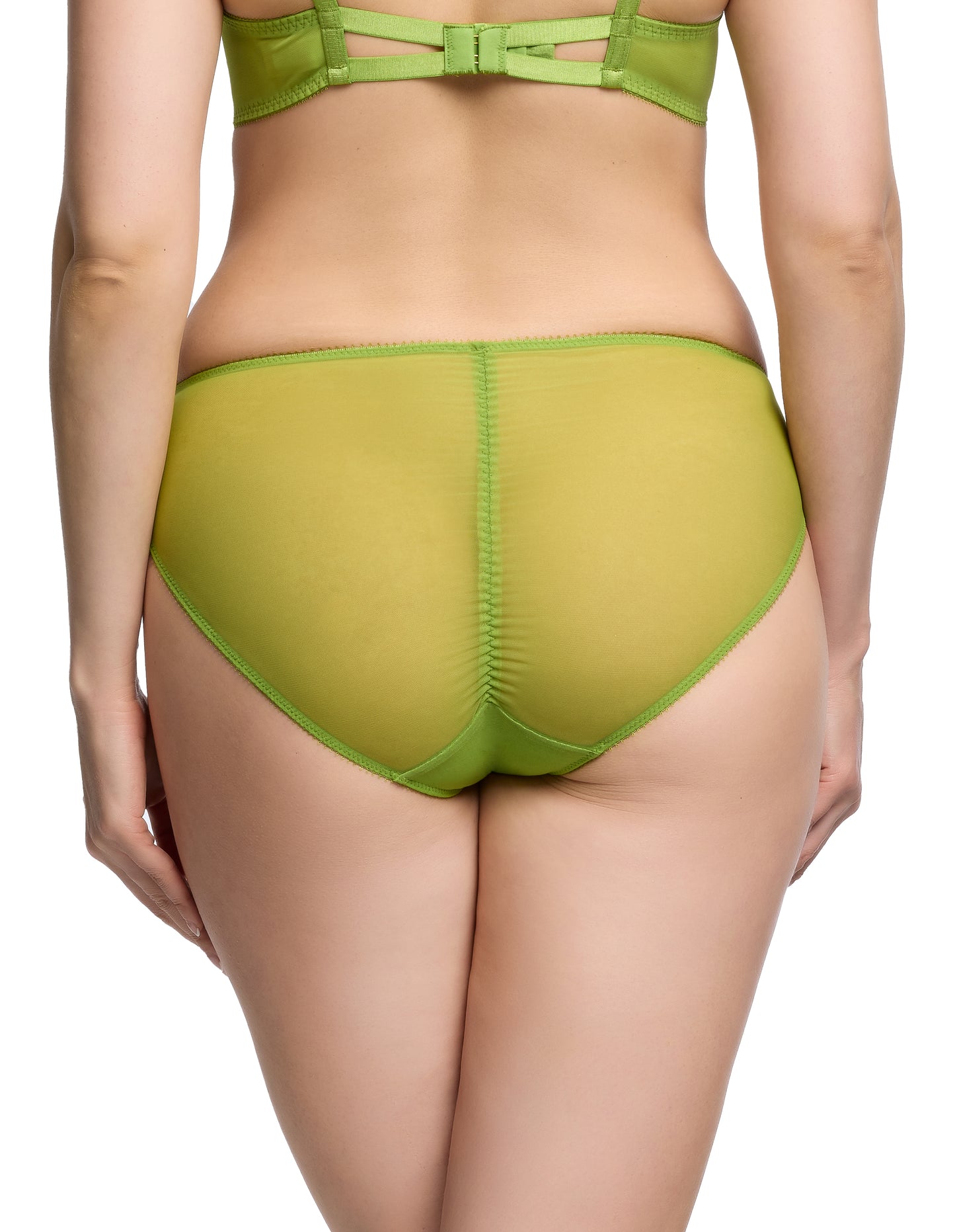 Severine Bikini Brief in Absinthe Foil By Dita Von Teese - sizes M & L