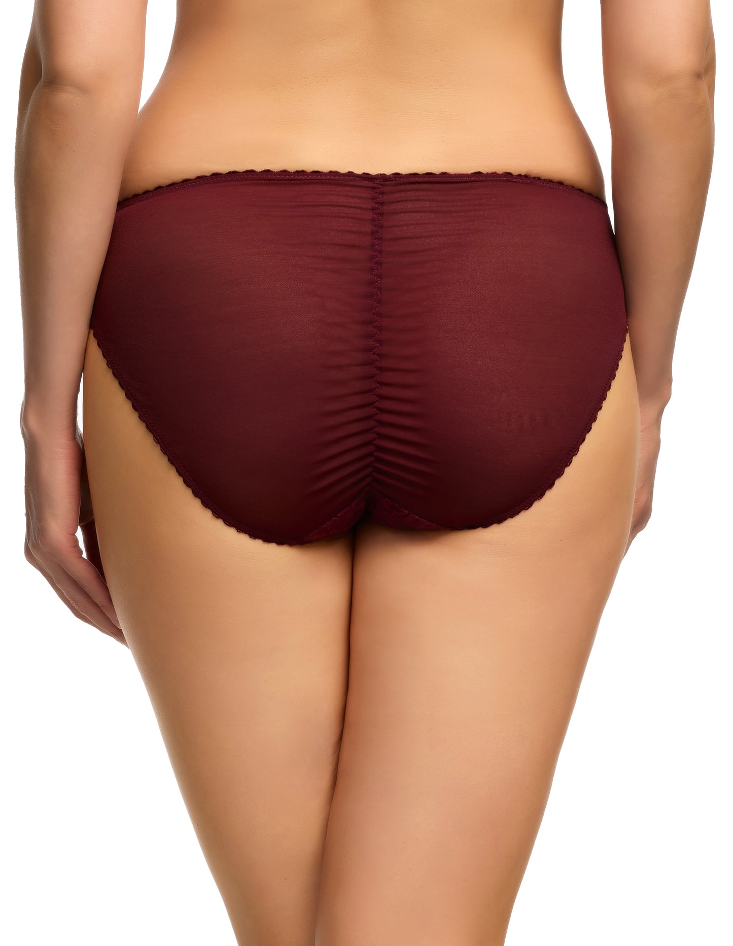 Cora Bikini Brief In Bordeaux By Dita Von Teese Lingerie - XS-XL