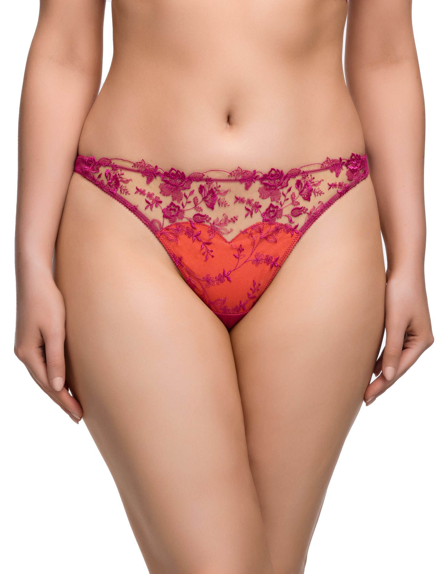 Victress Thong in Rubine By Dita Von Teese Lingerie - XS-XL
