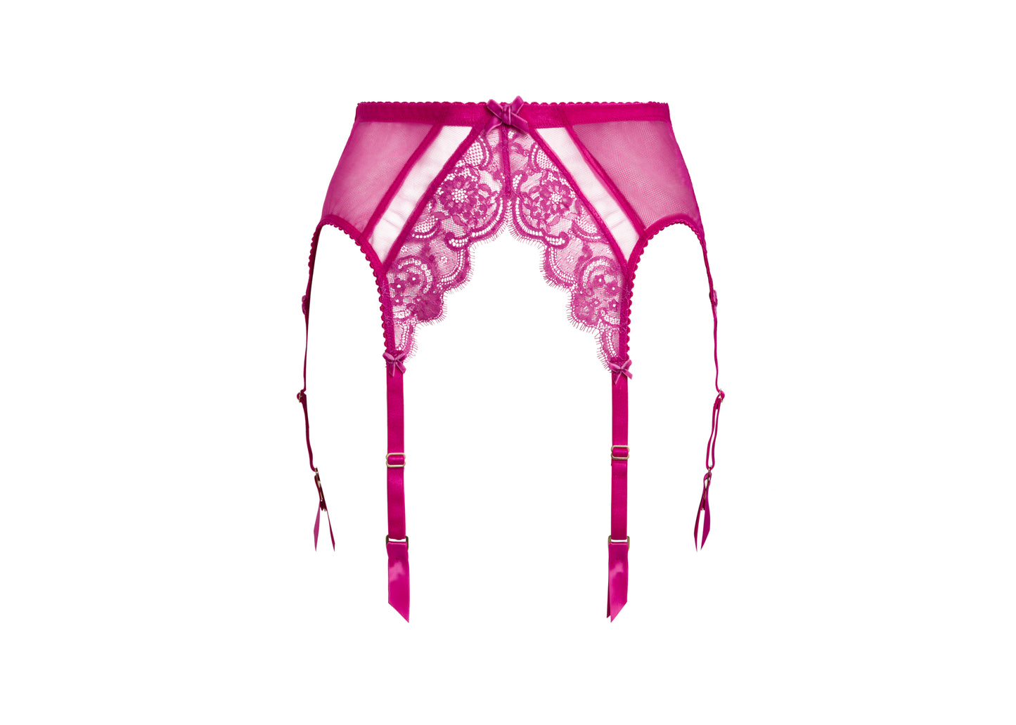 Muse Six Strap Belt in Magenta By Dita Von Teese - L