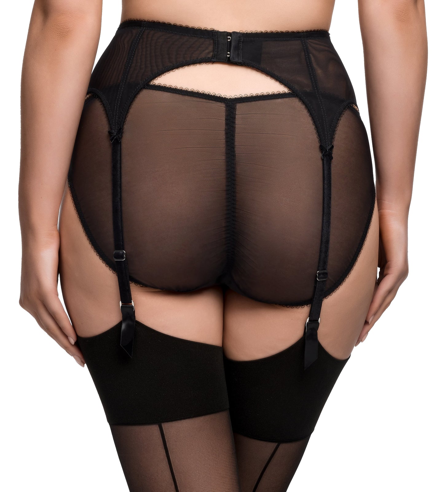 Novelteese Six Strap Suspender Belt By Dita Von Teese Lingerie - sizes XS-4X