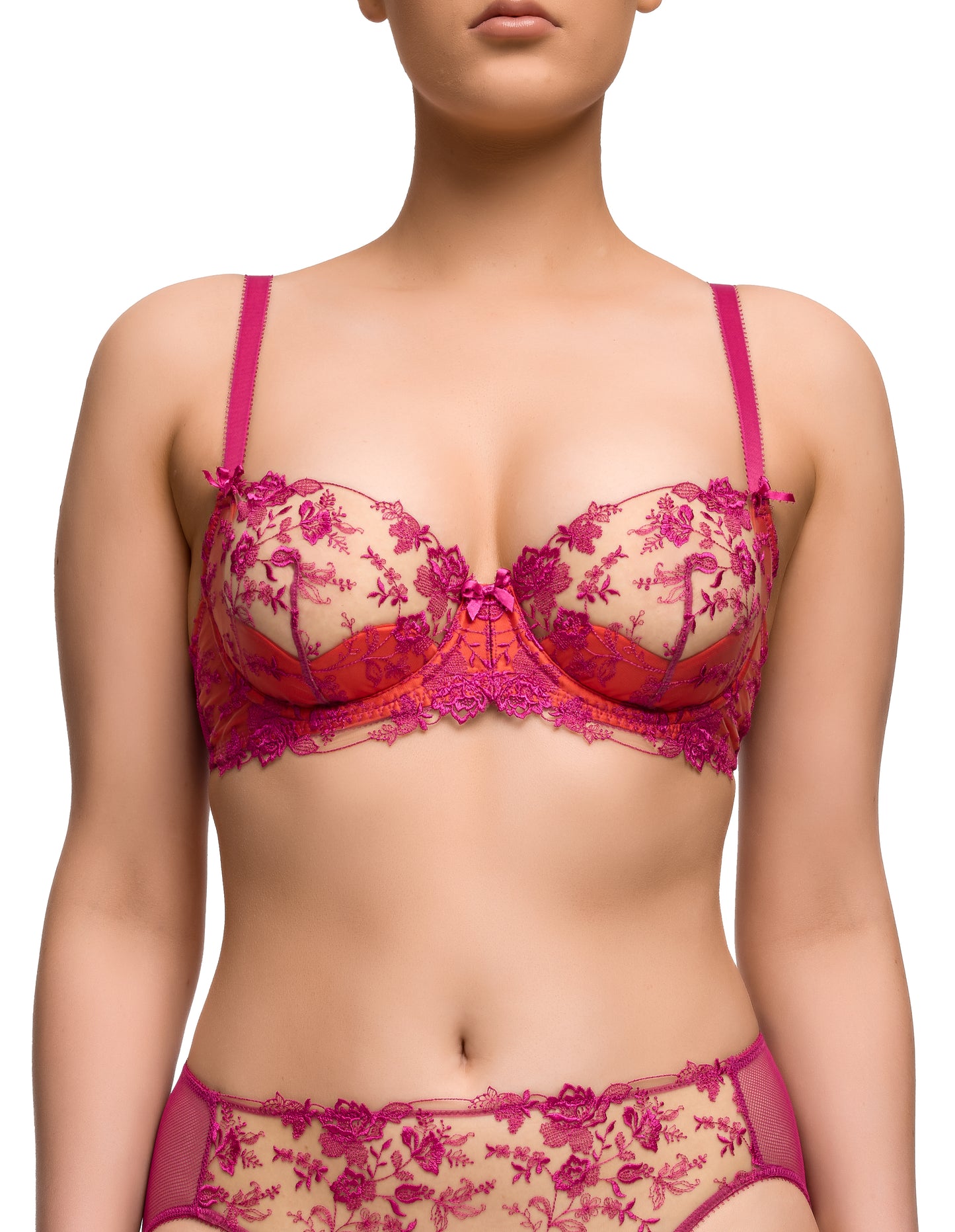 Victress Bra in Rubine By Dita Von Teese - 32-38 B-F (UK)/ B-G (US)