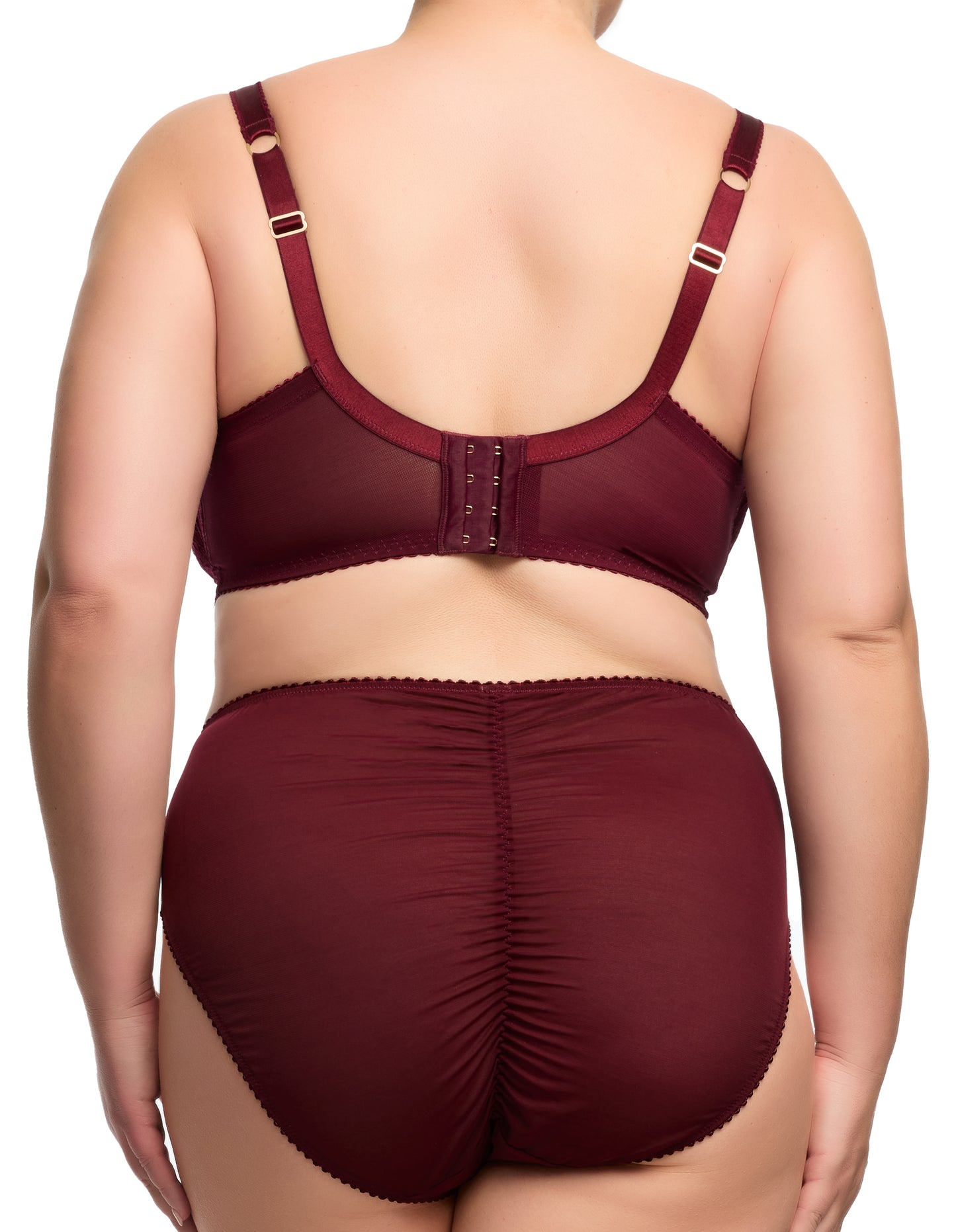 Cora In Bordeaux Curve Bra By Dita Von Teese - 38-44 D-G (UK)