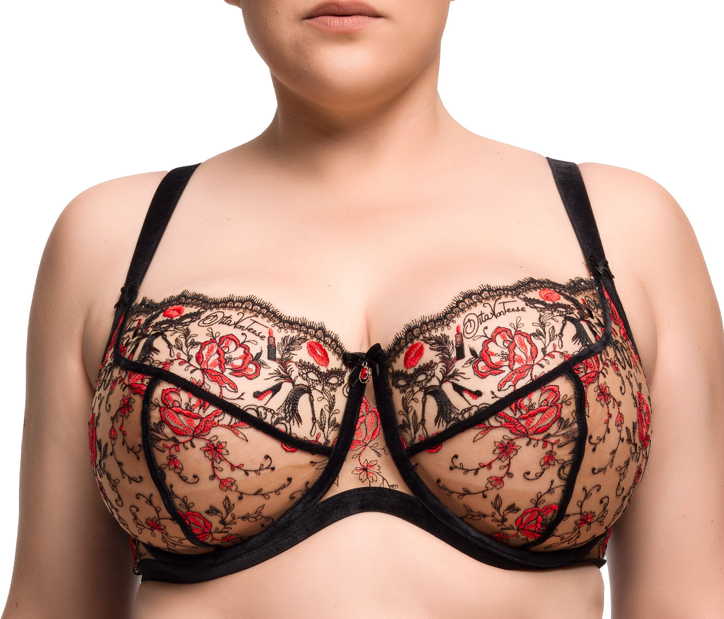 Novelteese Curve Bra By Dita Von Teese Lingerie - 38D-44FF (UK sizing)
