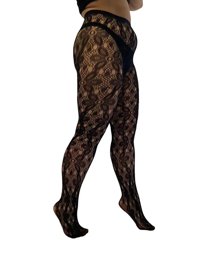 Daisy Net Tights - sizes 4-20