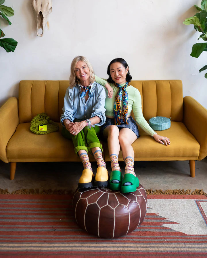 Evil Eye (Malocchio) Sheer Sock By Sock Candy