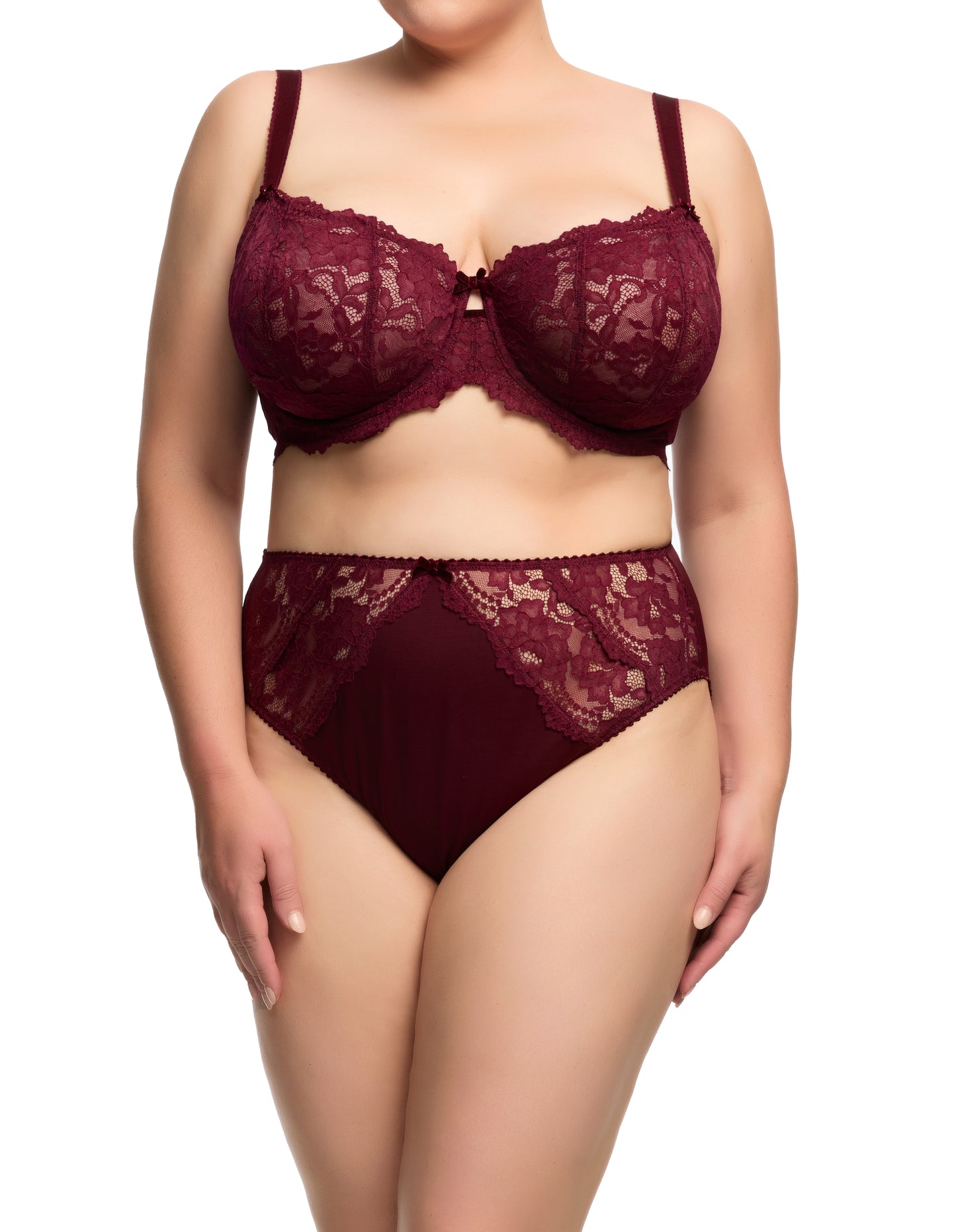 Cora In Bordeaux Curve Bra By Dita Von Teese - 38-44 D-G (UK)