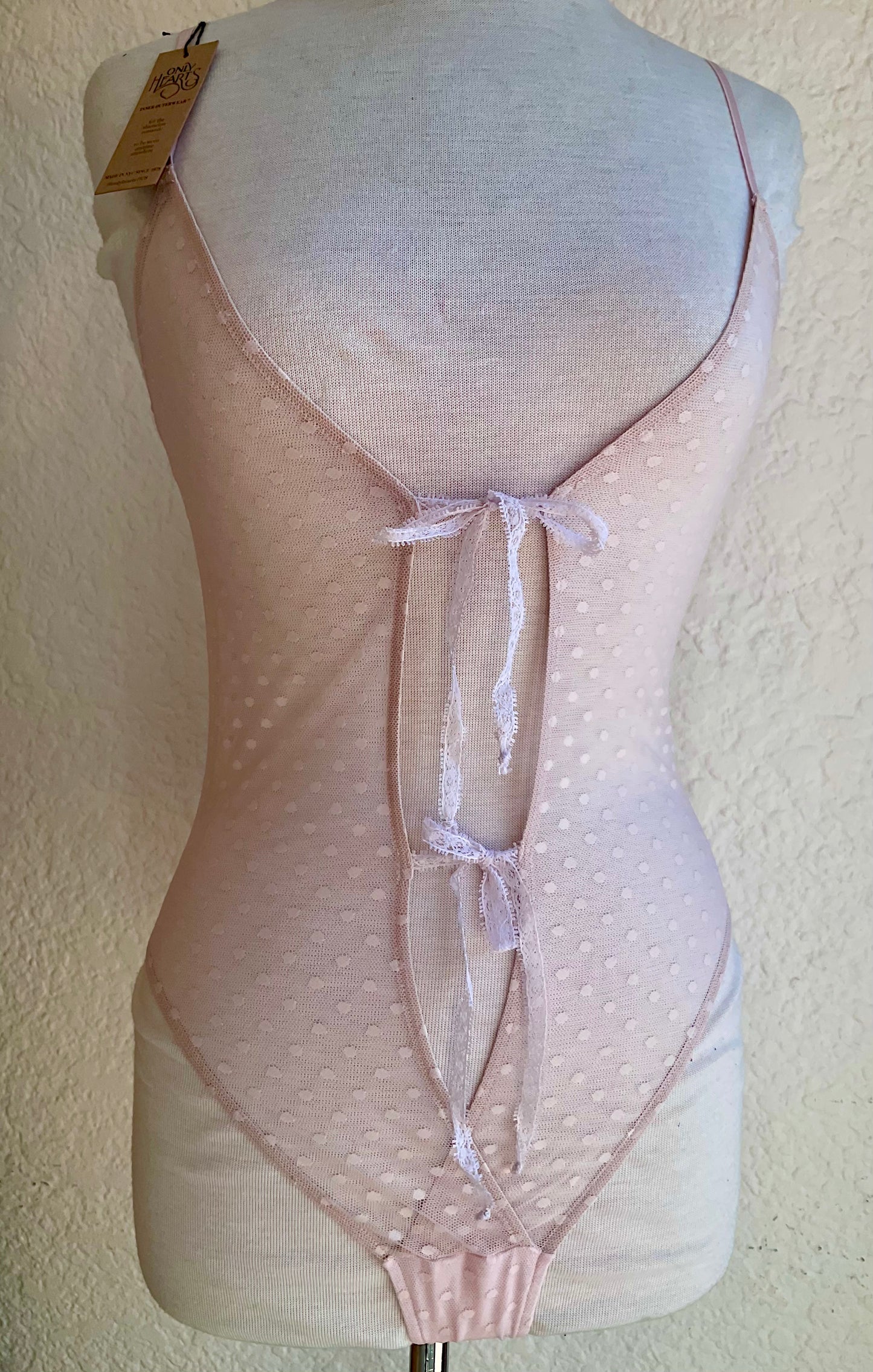 Coucou Lola Brigitte Body By Only Hearts in Petal Pink - M & L