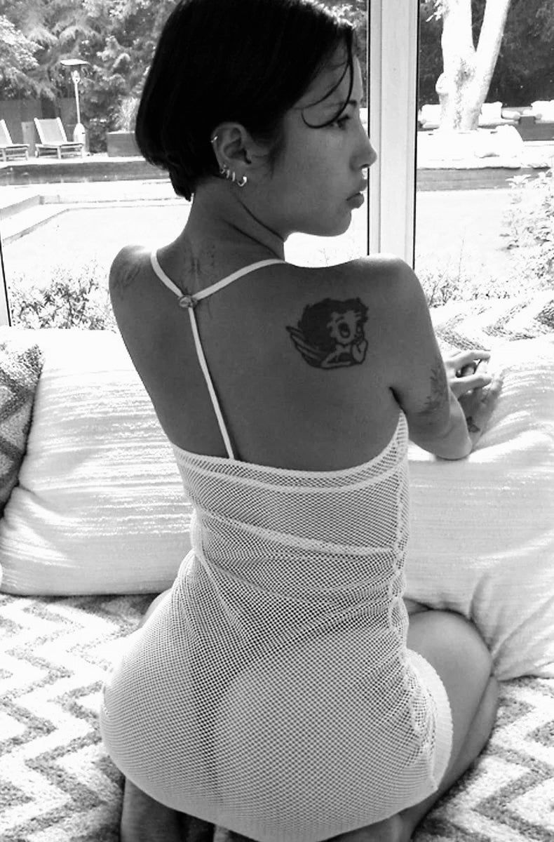 Nothing But Net Cait Chemise in Off White By Only Hearts - XS-L (++)