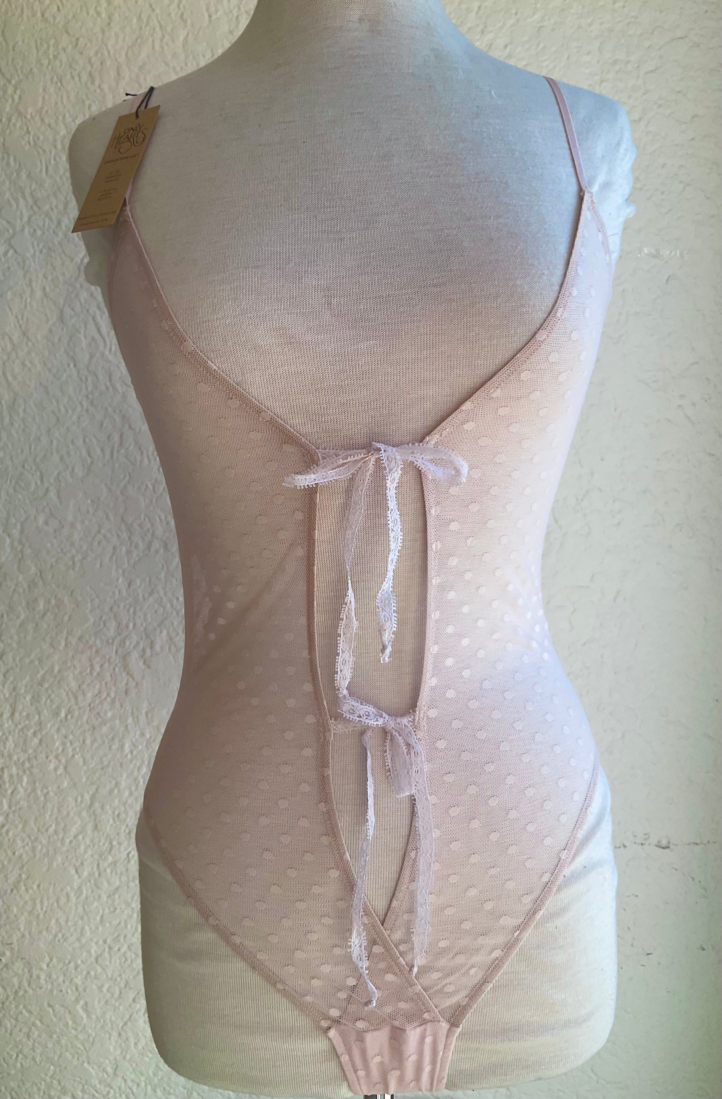 Coucou Lola Brigitte Body By Only Hearts in Petal Pink - M & L