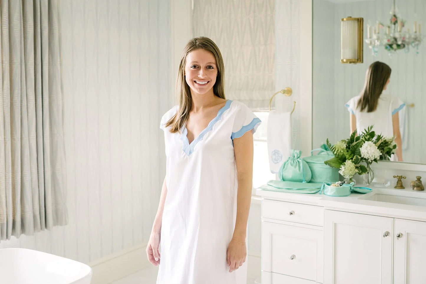 Helen Cotton Nightgown By Lenora - XS-XL