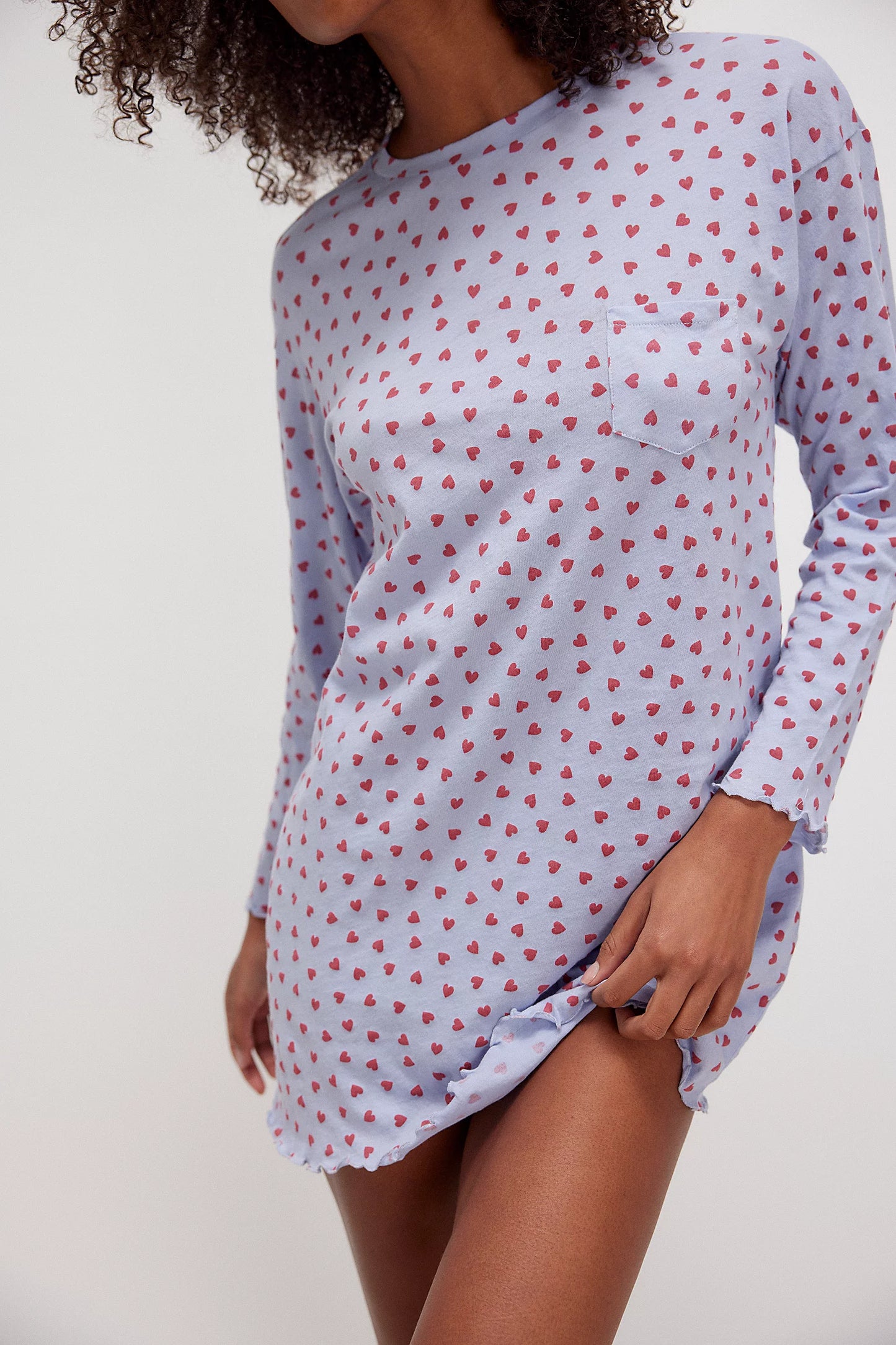 Heritage Hearts Organic Cotton Night Shirt By Only Hearts -S & L +