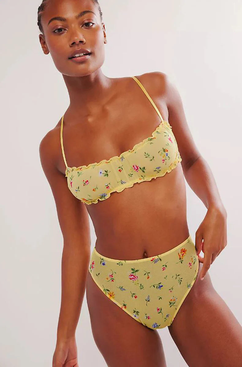 Meadow Sweet High Cut Brief By Only Hearts Lingerie - S & M