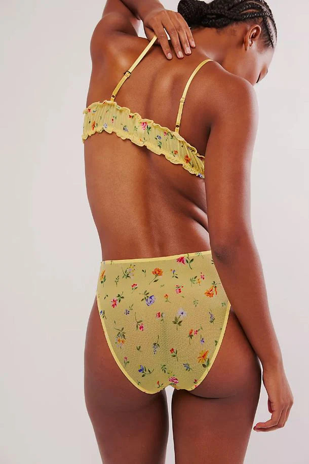 Meadow Sweet High Cut Brief By Only Hearts Lingerie - S & M