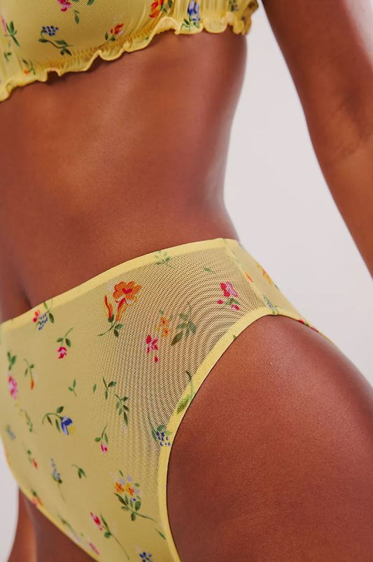 Meadow Sweet High Cut Brief By Only Hearts Lingerie - S & M