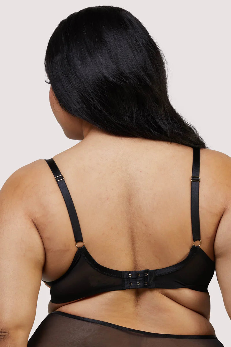 Anna Mystical Embroidery Plunge Bra - 30-44 bands, A-H cups (UK)