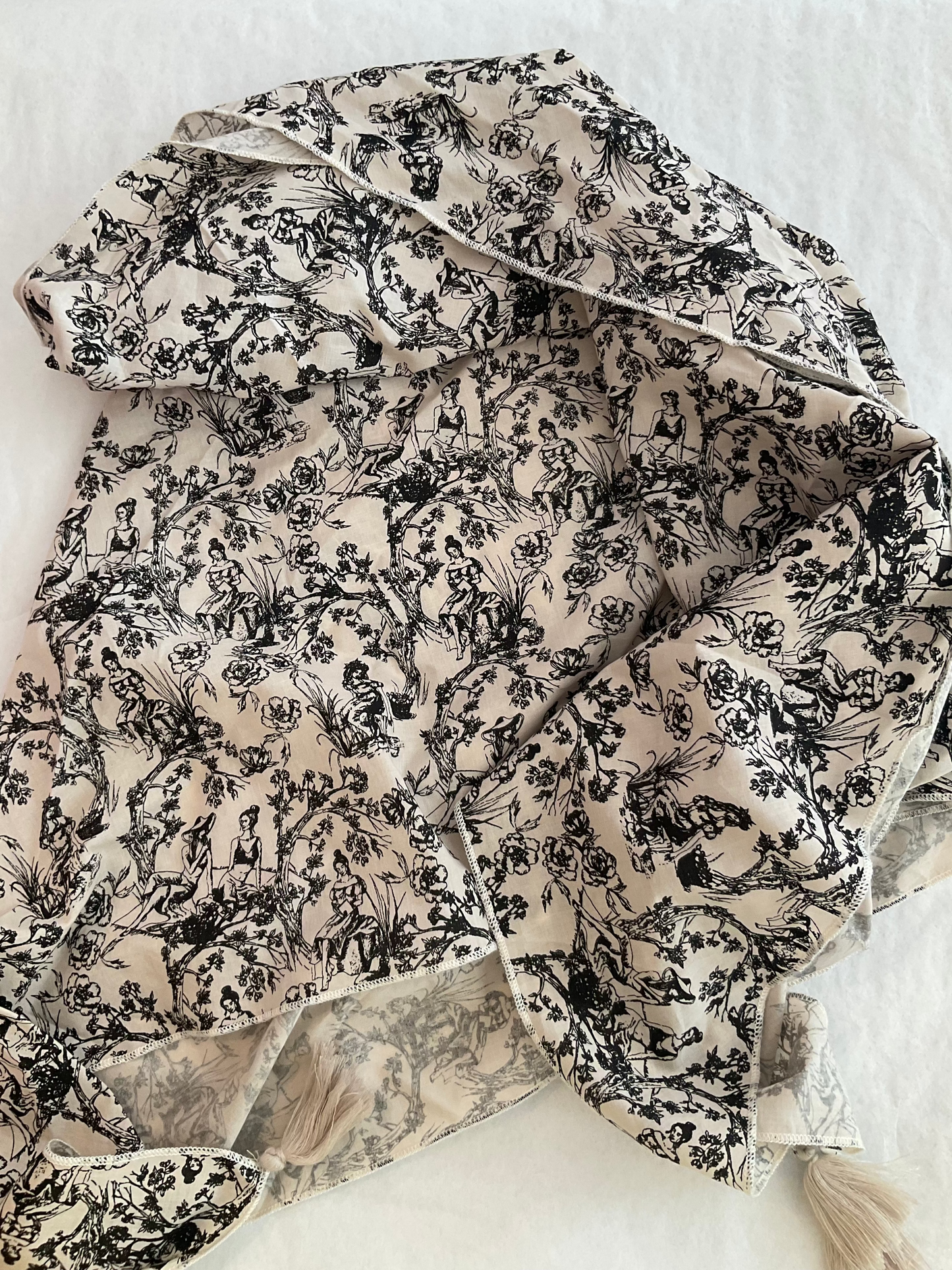 Afternoon Delight Large Scarf in 100% Cotton By Only Hearts Lingerie