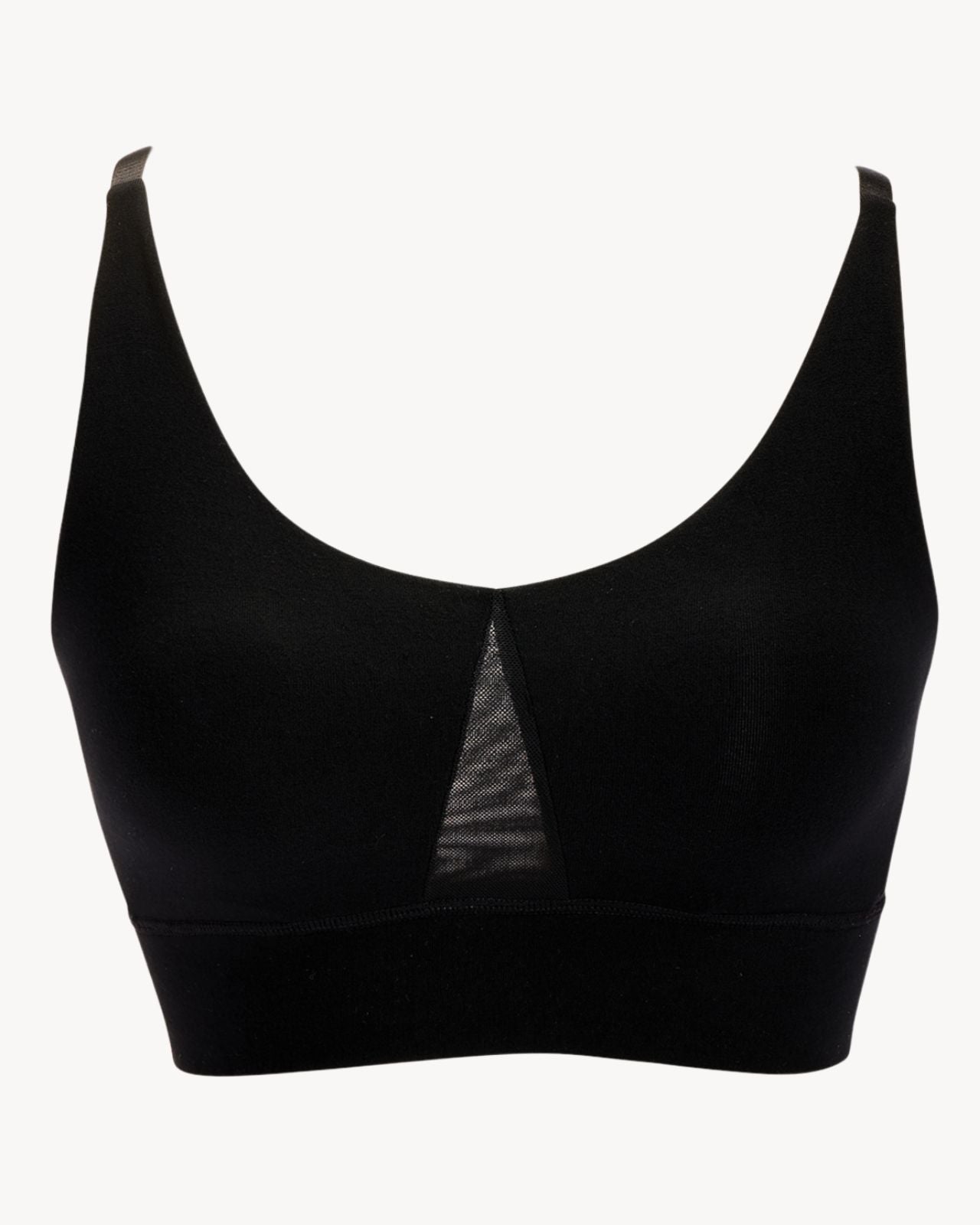 Leslie Leisure Bra in Black (pocketed) By AnaOno - L