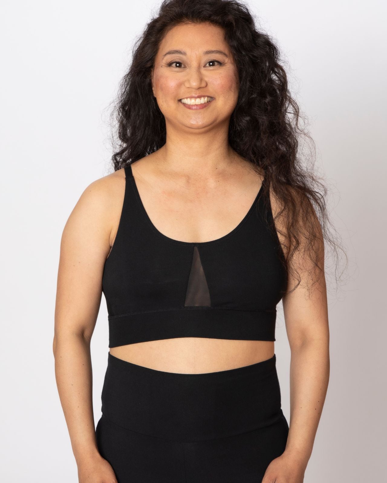 Leslie Leisure Bra in Black (pocketed) By AnaOno - XS-3X