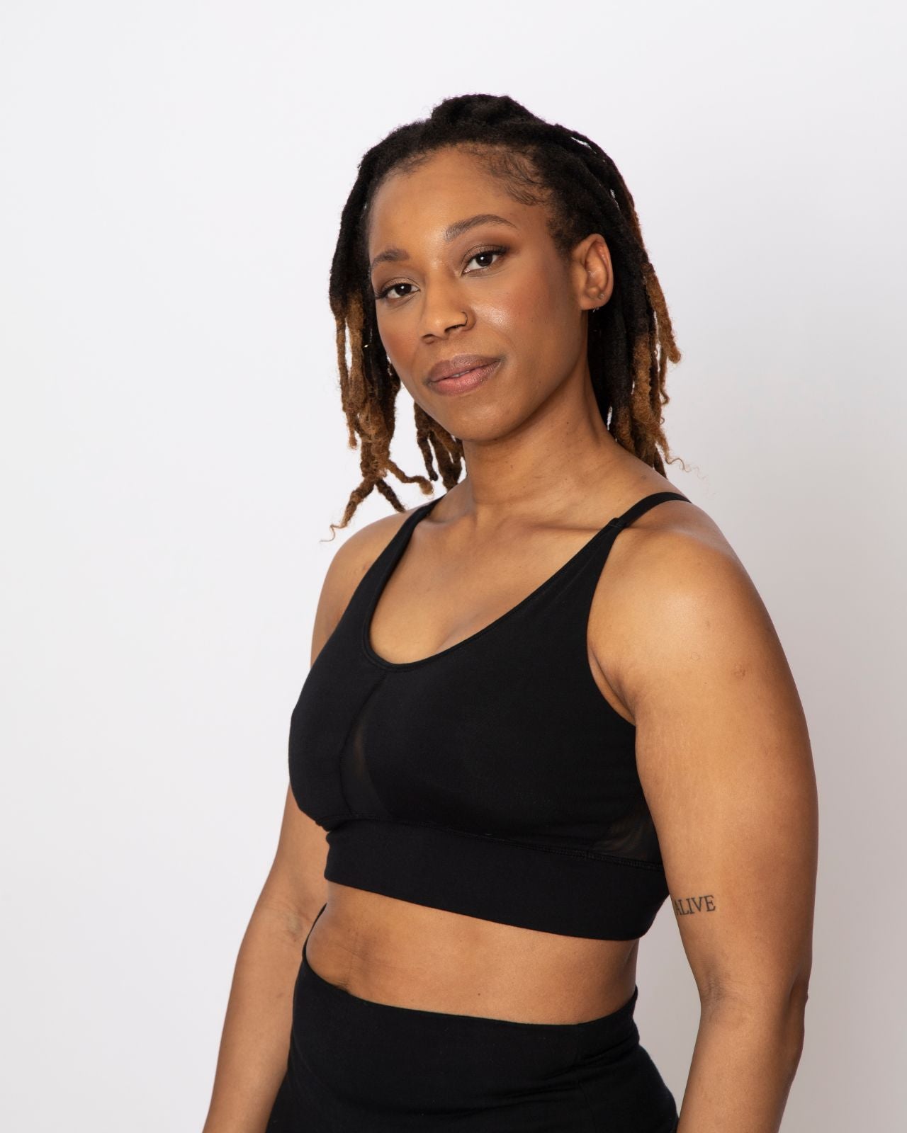 Leslie Leisure Bra in Black (pocketed) By AnaOno - XS-3X