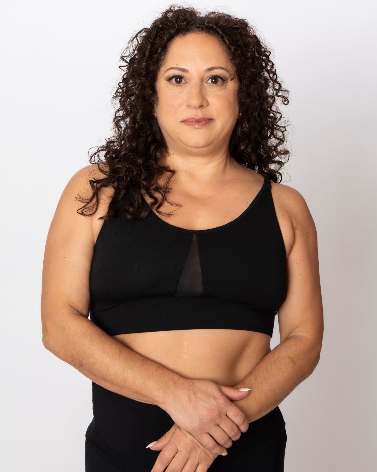 Leslie Leisure Bra in Black (pocketed) By AnaOno - XS-3X